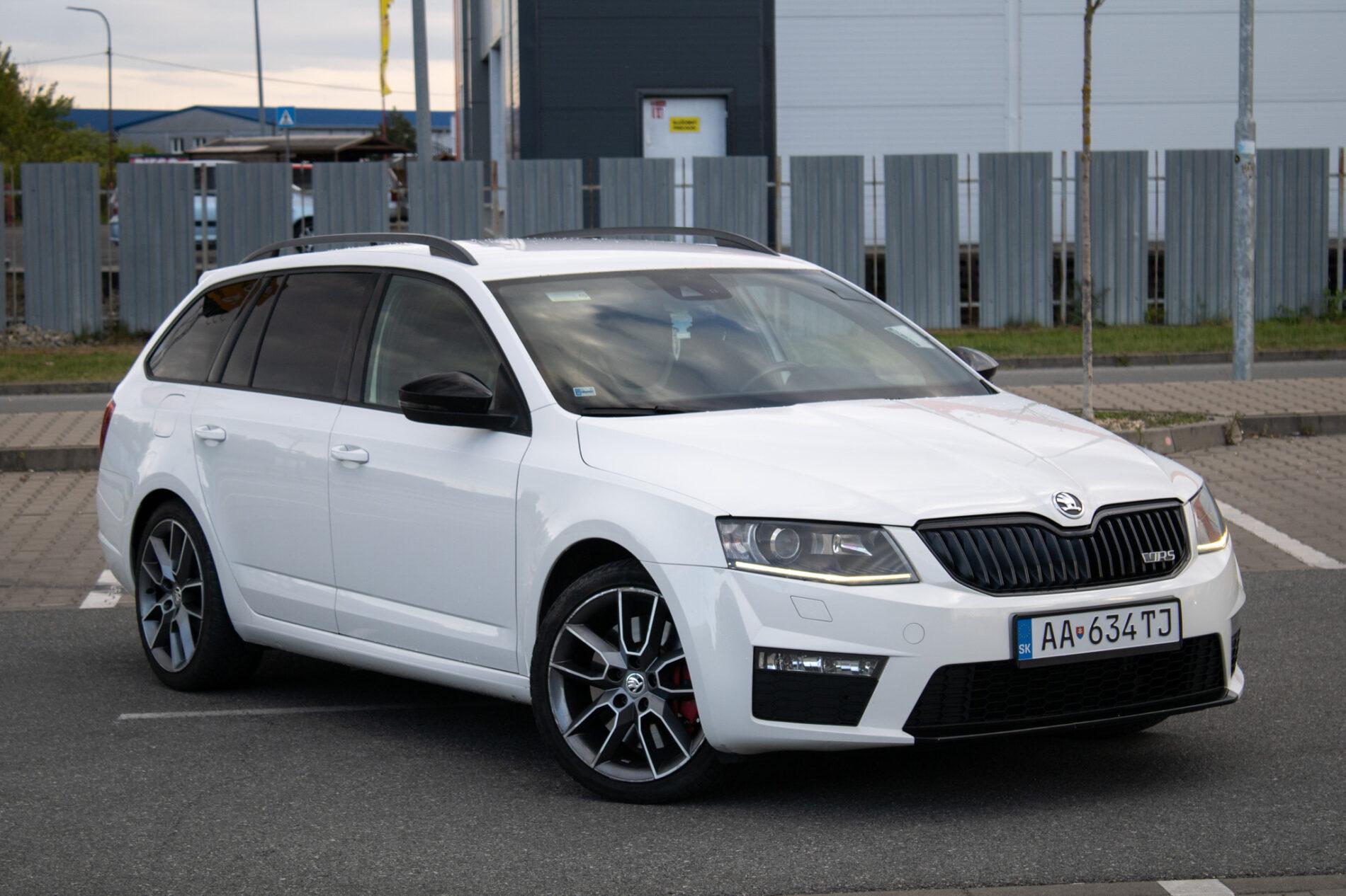 2013 Skoda Octavia RS, biela kombi, 356 832 km