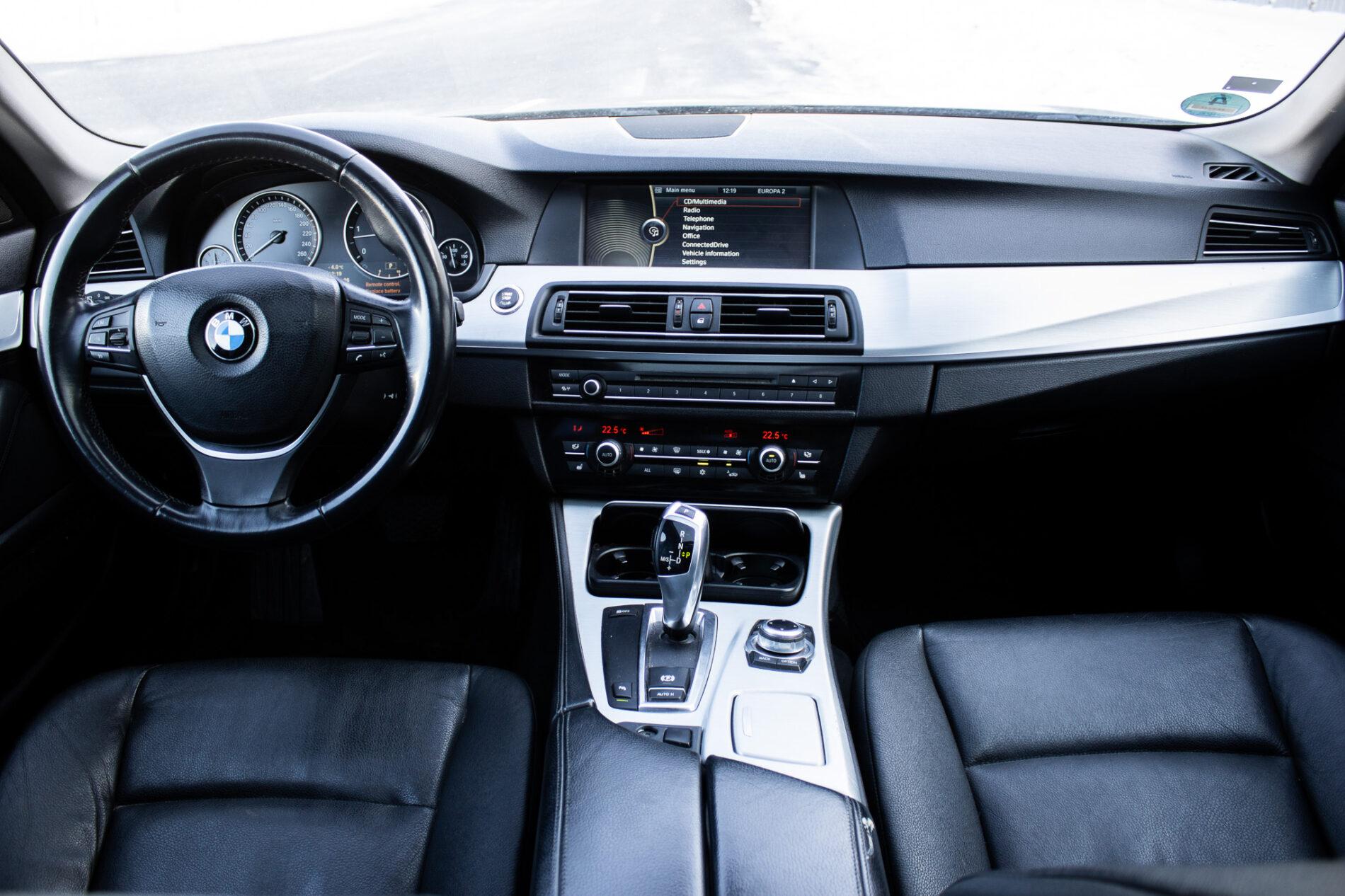 2012 BMW 535d, čierna sedan, 303 563 km