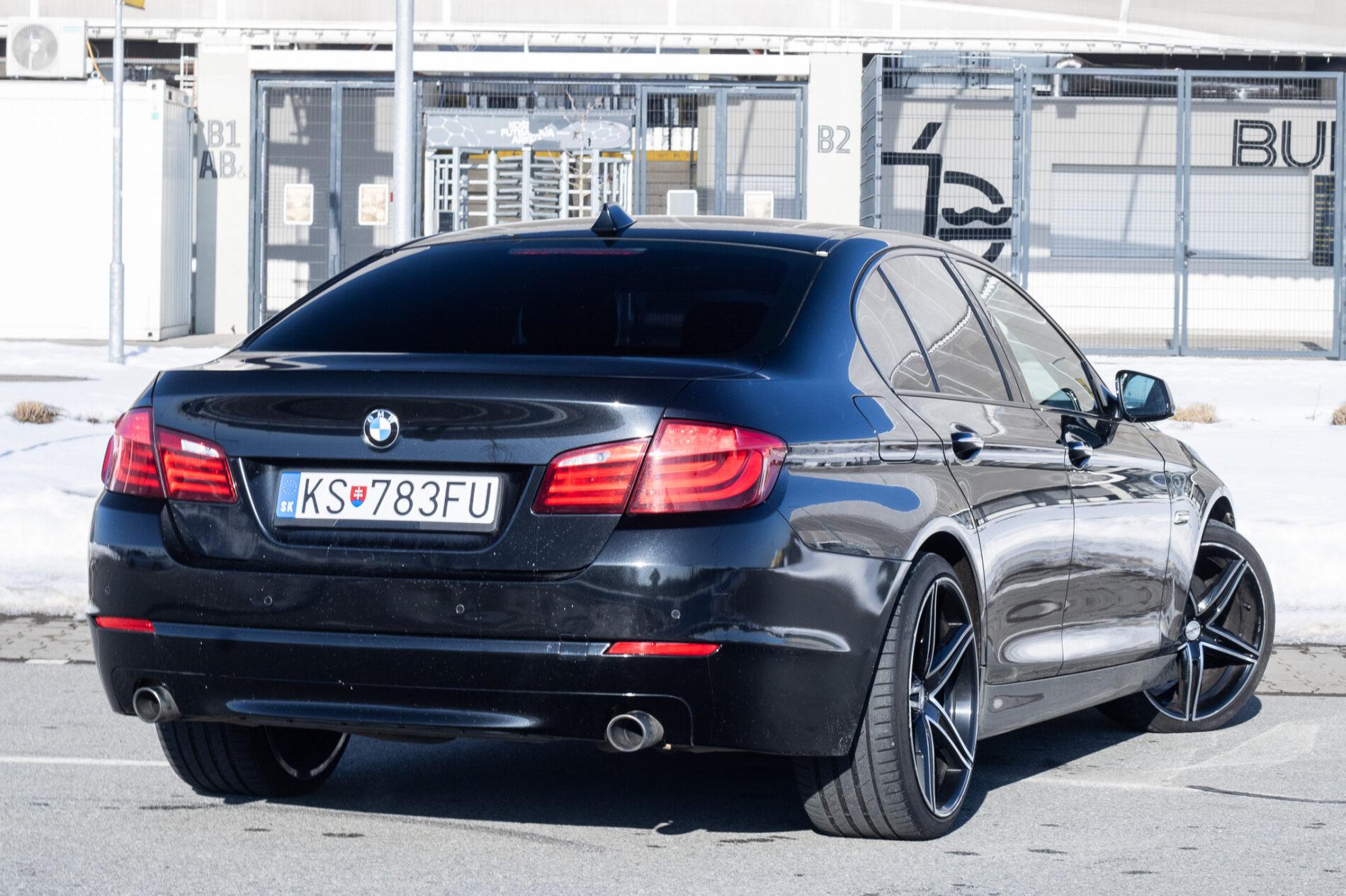 2012 BMW 535d, čierna sedan, 303 563 km