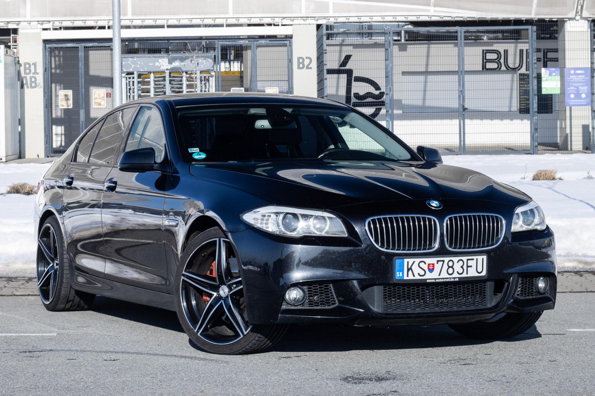 2012 BMW 535d, čierna sedan, 303 563 km