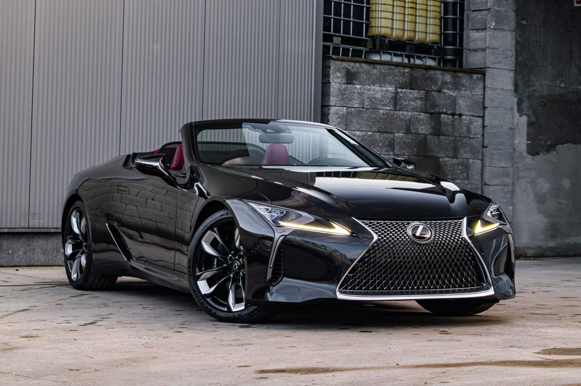2024 Lexus LC 500, čierna kabriolet, 67 km