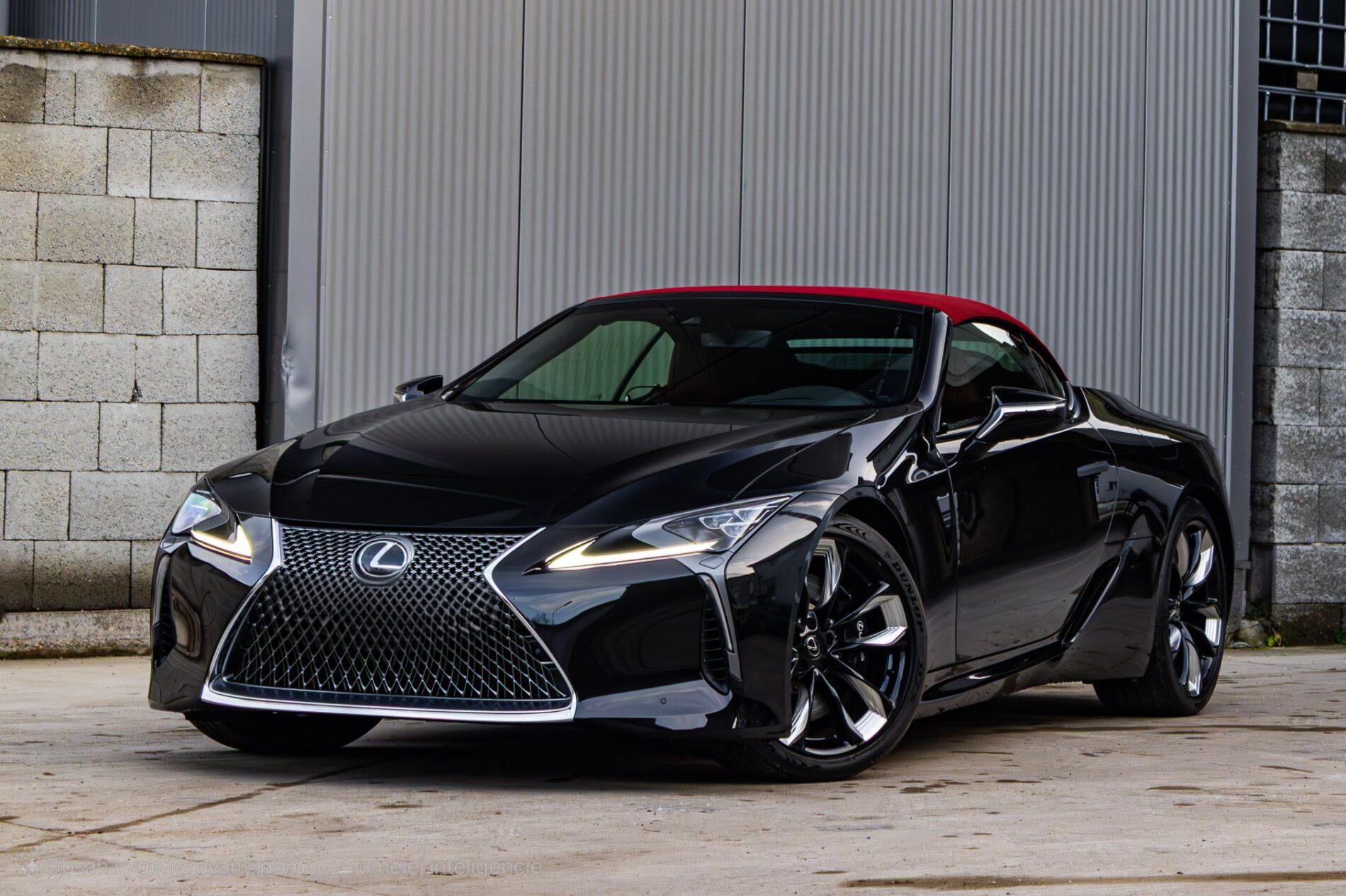 2024 Lexus LC 500, čierna kabriolet, 67 km
