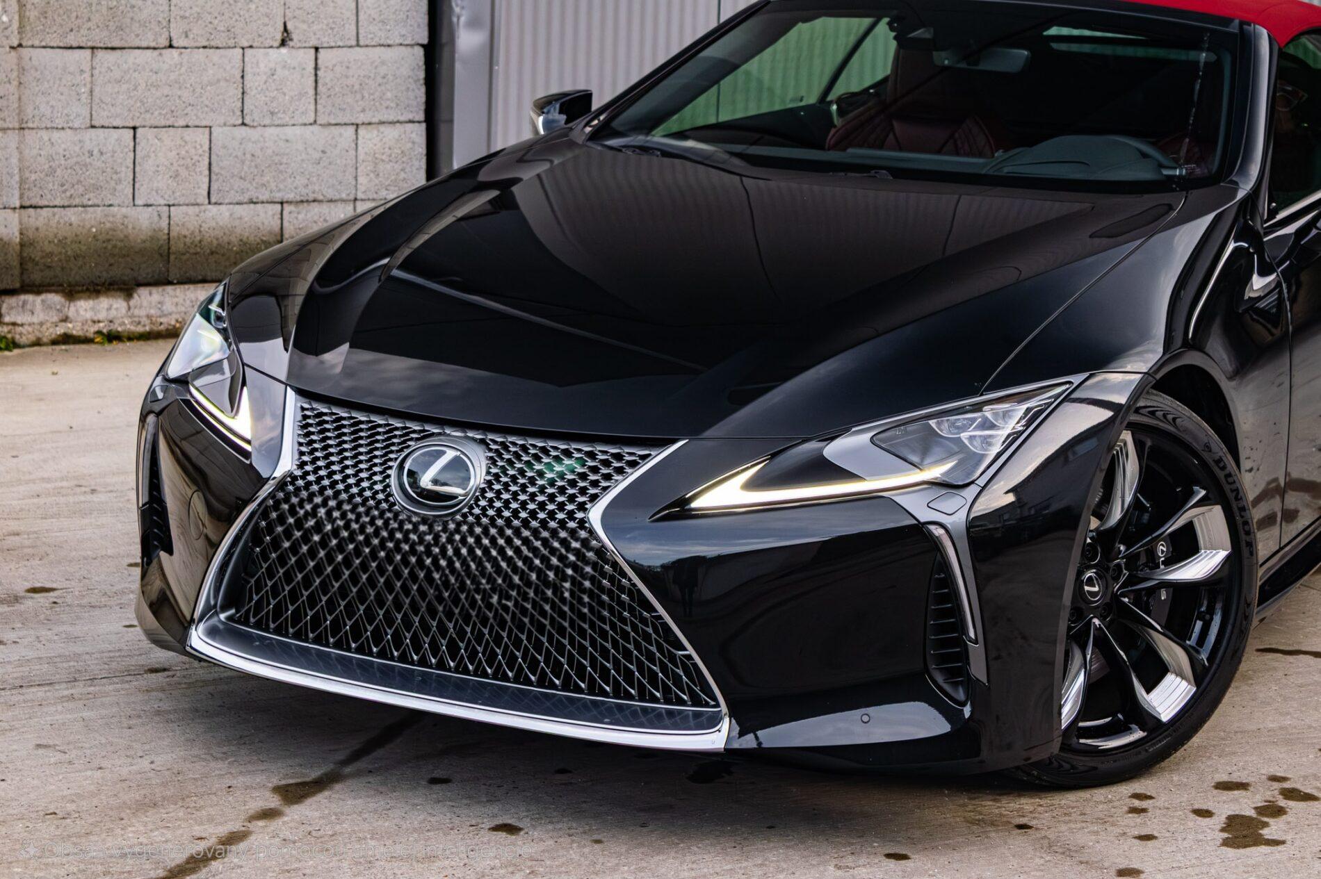 2024 Lexus LC 500, čierna kabriolet, 67 km