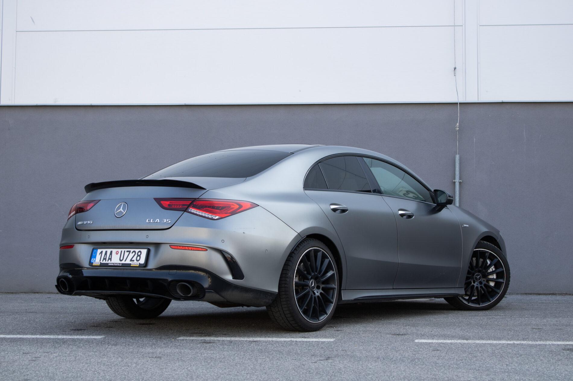2019 Mercedes-Benz CLA 35 AMG, sivá kupé, 100 867 km