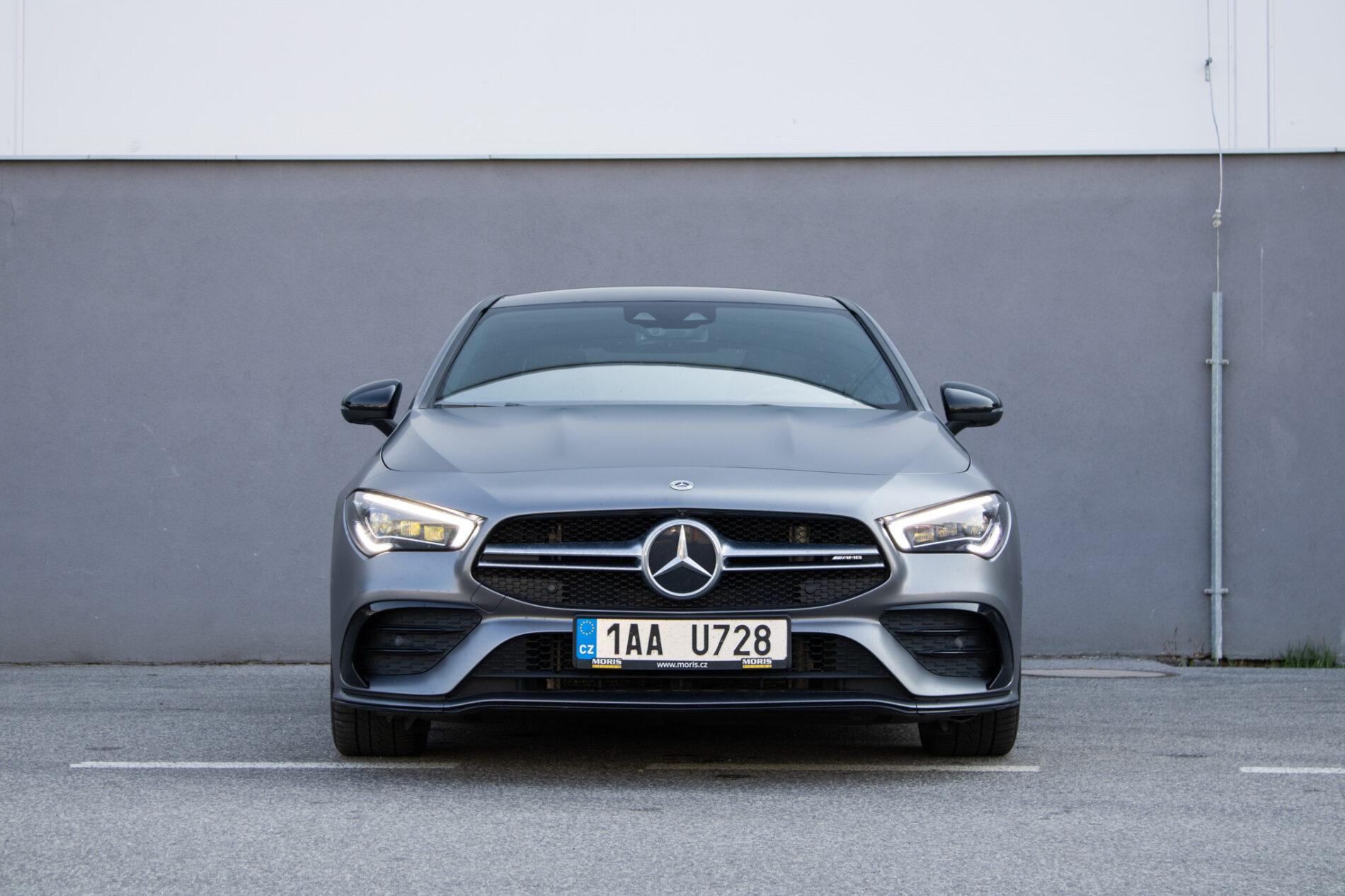 2019 Mercedes-Benz CLA 35 AMG, sivá kupé, 100 867 km