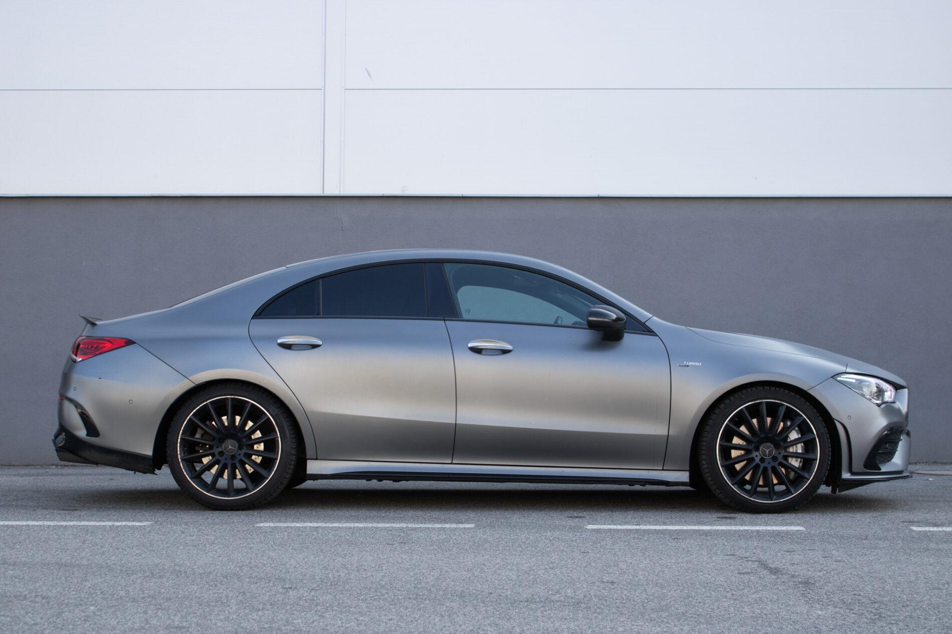 2019 Mercedes-Benz CLA 35 AMG, sivá kupé, 100 867 km