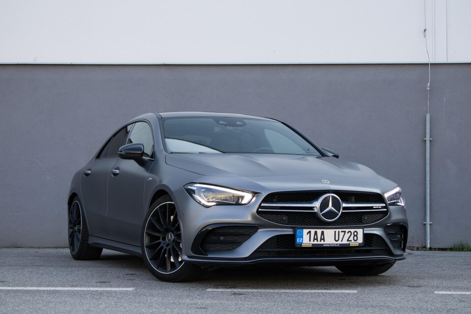2019 Mercedes-Benz CLA 35 AMG, sivá kupé, 100 867 km
