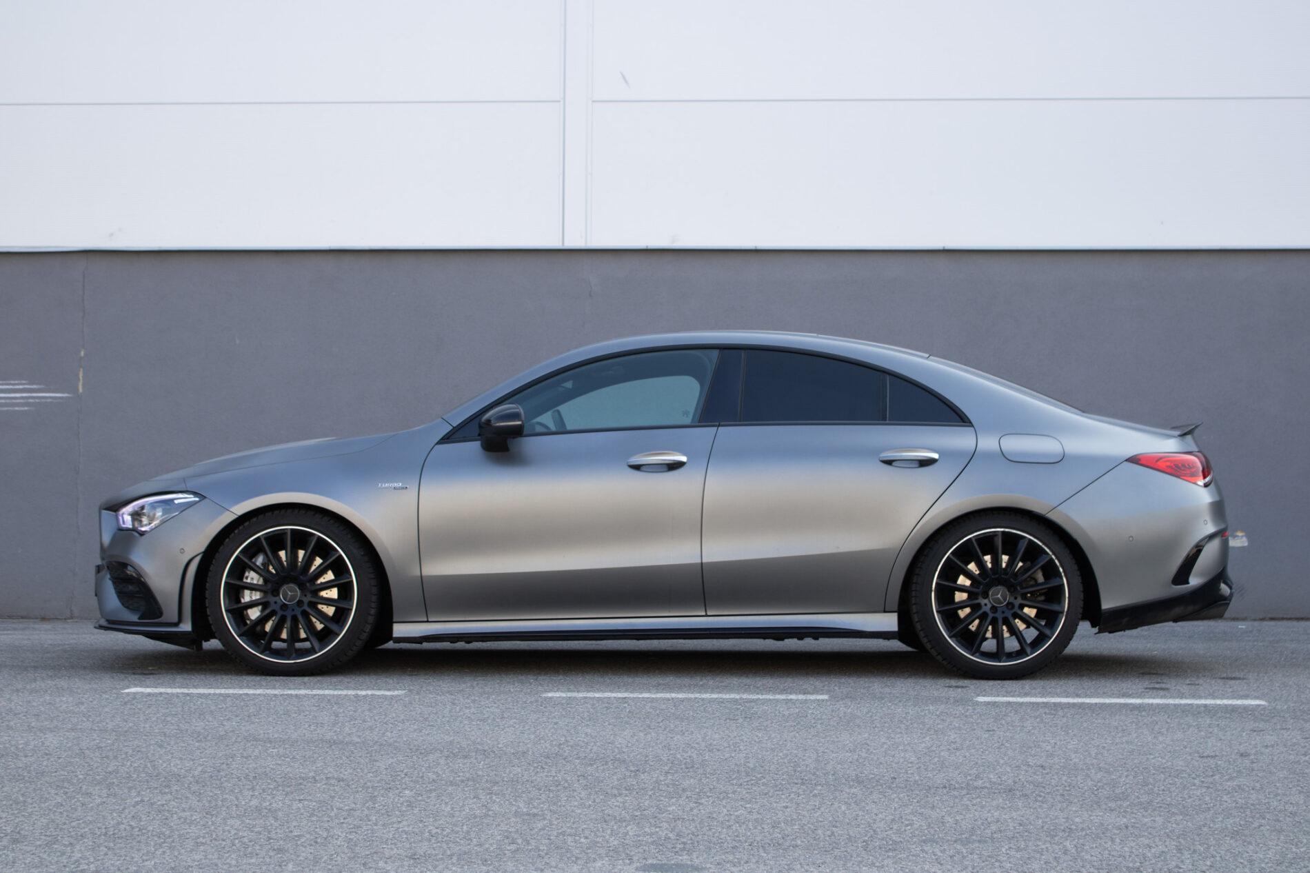 2019 Mercedes-Benz CLA 35 AMG, sivá kupé, 100 867 km