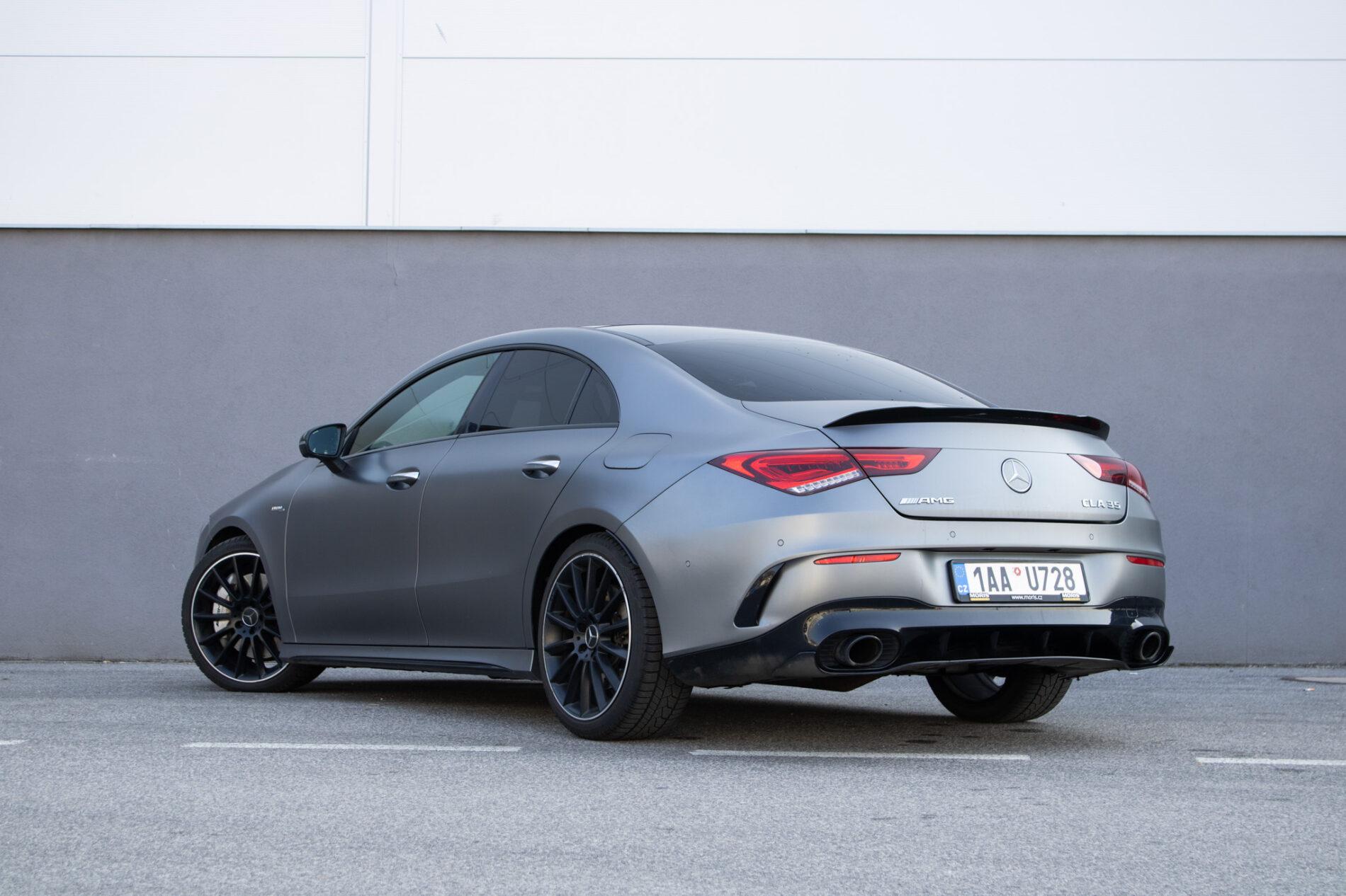 2019 Mercedes-Benz CLA 35 AMG, sivá kupé, 100 867 km