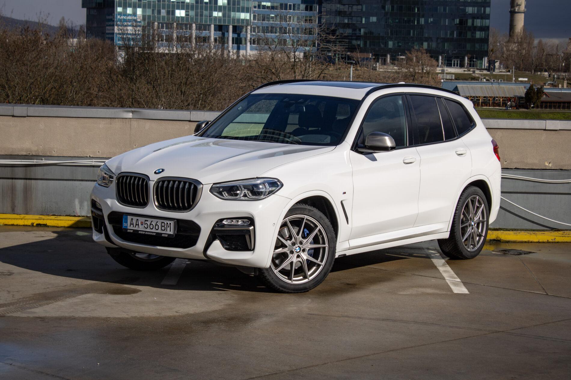 2019 BMW X3 M40i, biela suv, 142 191 km