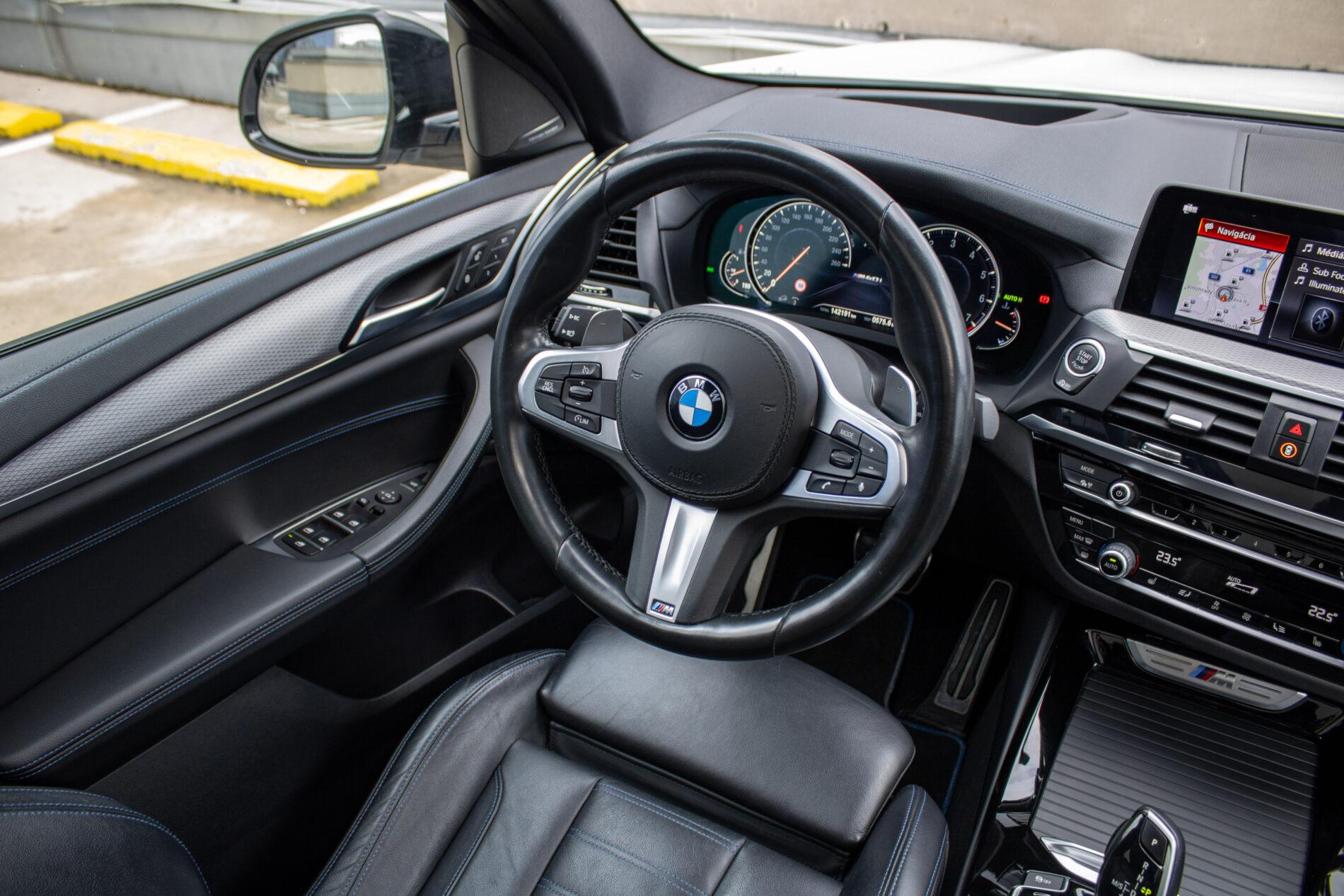 2019 BMW X3 M40i, biela suv, 142 191 km