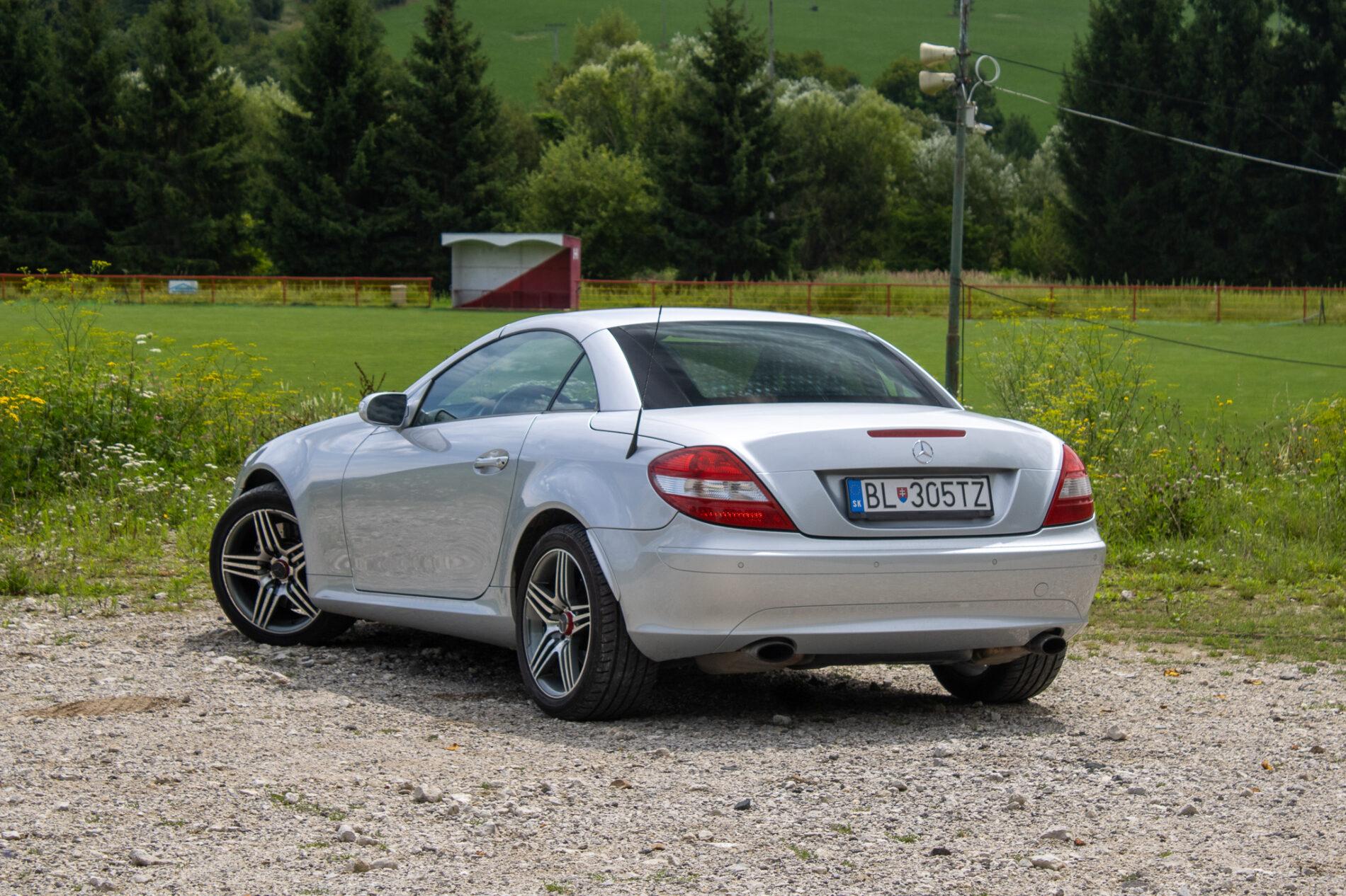 2004 Mercedes-Benz SLK 350, sivá kabriolet, 226 941 km