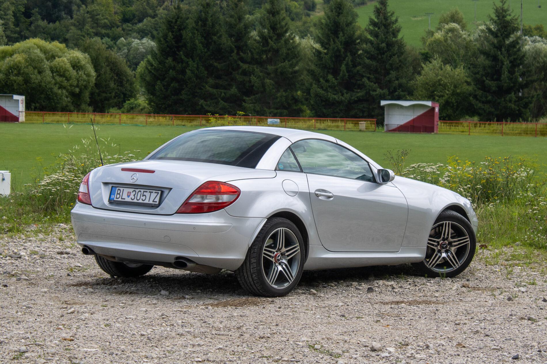 2004 Mercedes-Benz SLK 350, sivá kabriolet, 226 941 km