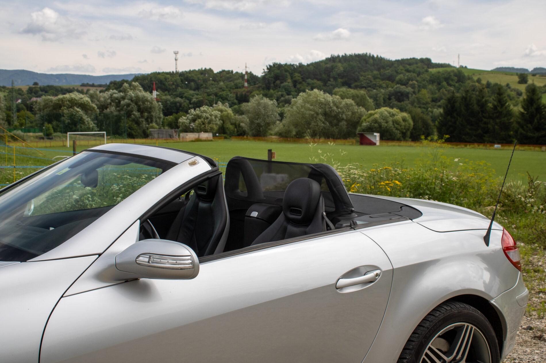 2004 Mercedes-Benz SLK 350, sivá kabriolet, 226 941 km