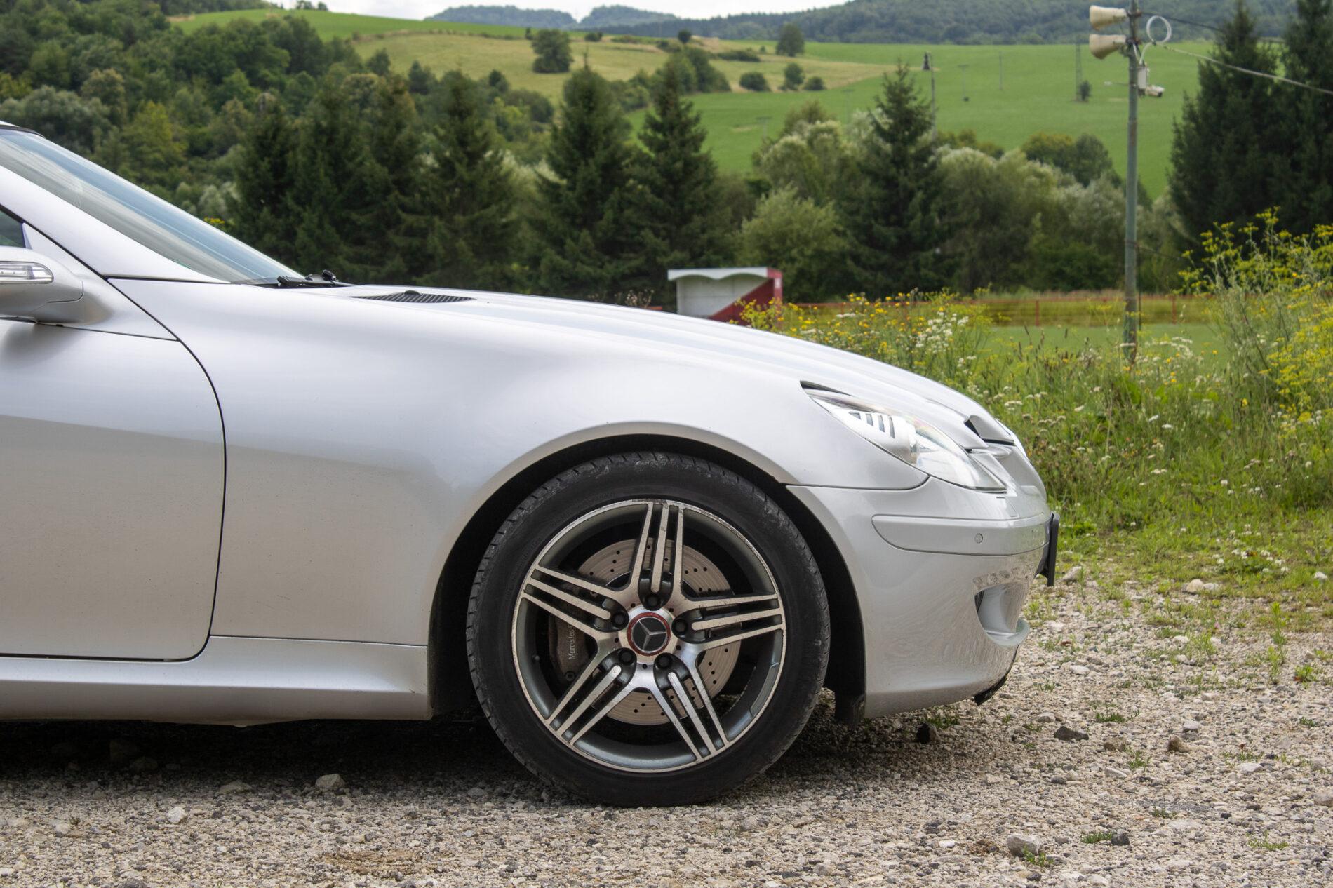 2004 Mercedes-Benz SLK 350, sivá kabriolet, 226 941 km