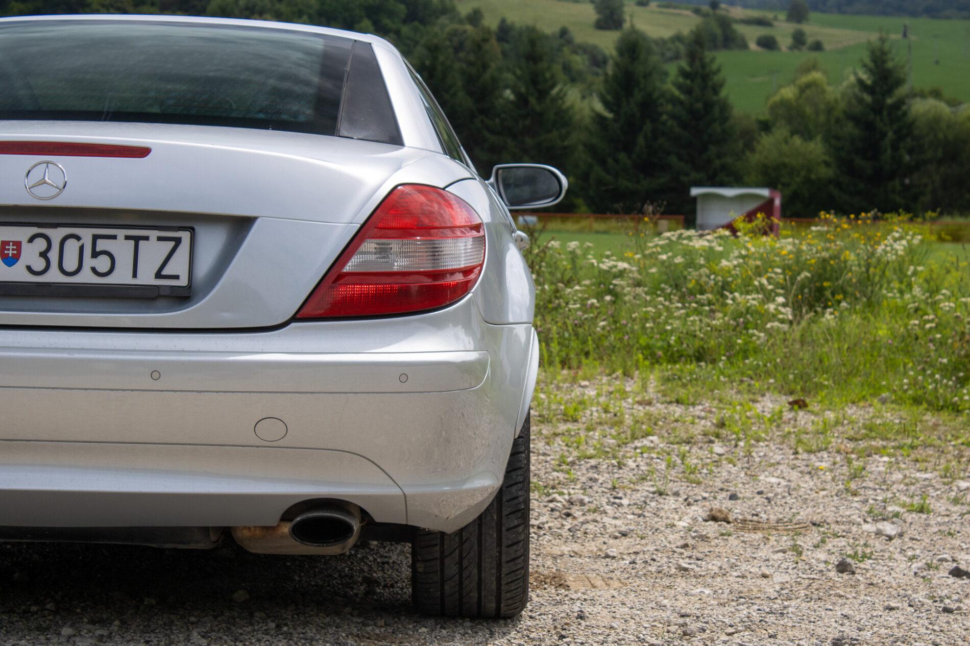 2004 Mercedes-Benz SLK 350, sivá kabriolet, 226 941 km