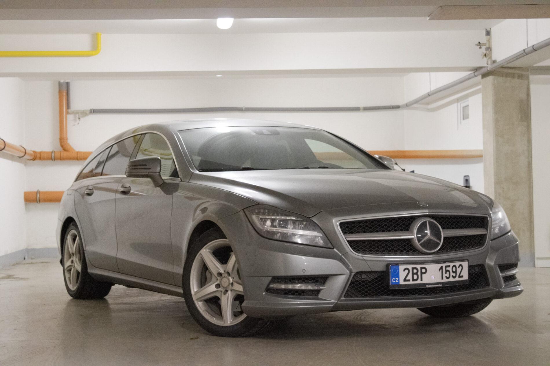2014 Mercedes-Benz CLS 350 CDI, sivá kombi, 266 736 km