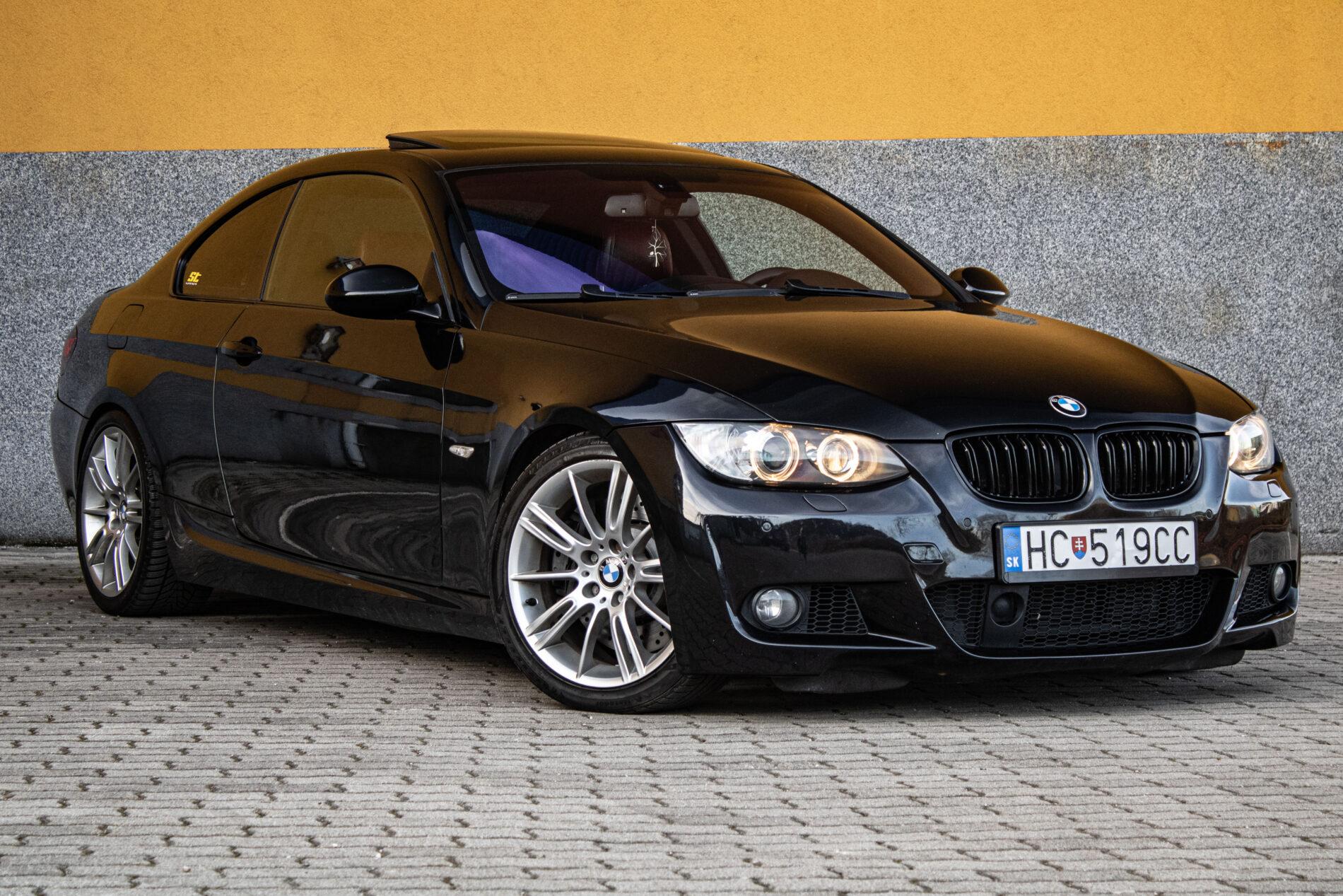 2007 BMW 335i, čierna kupé, 345 000 km