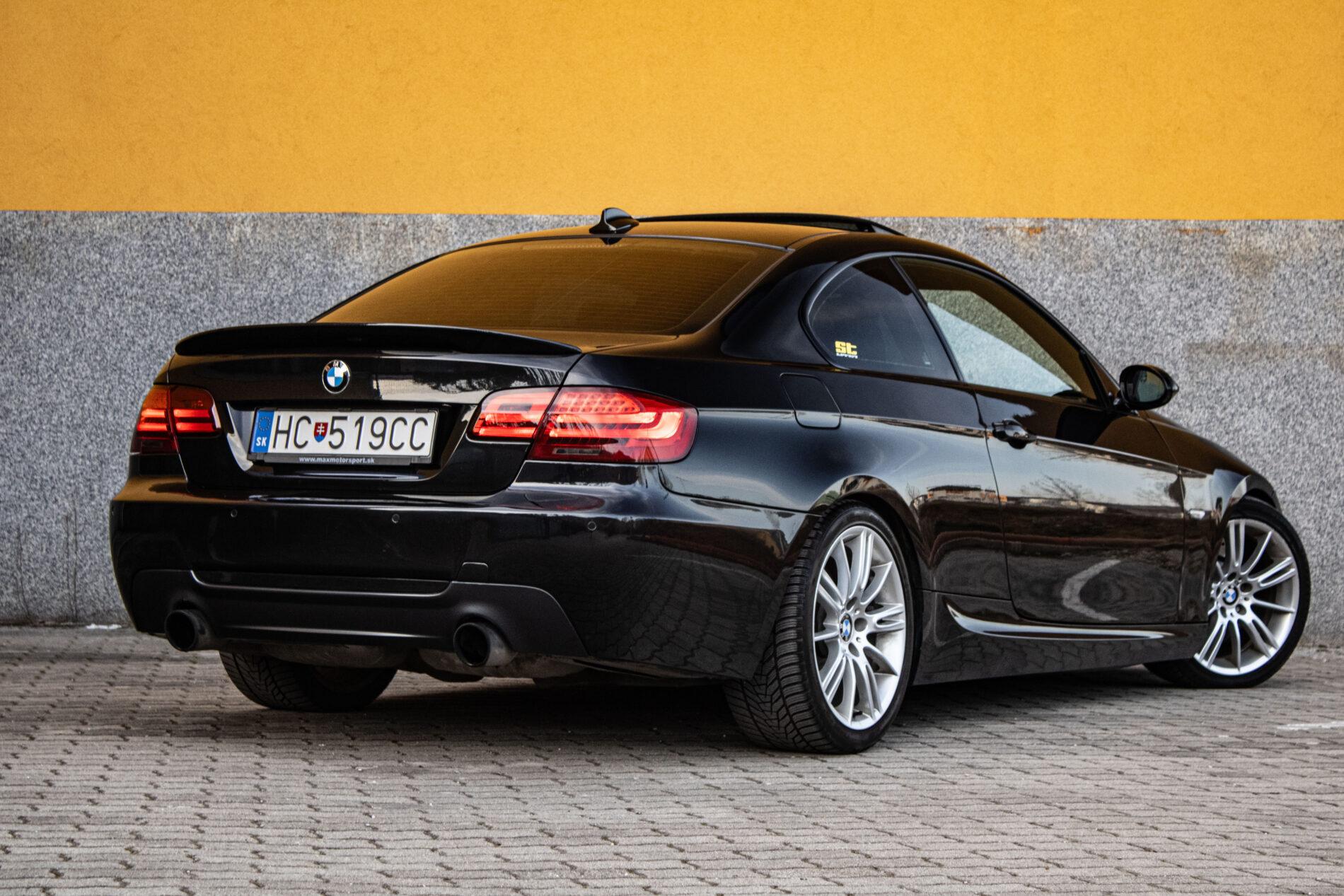 2007 BMW 335i, čierna kupé, 345 000 km