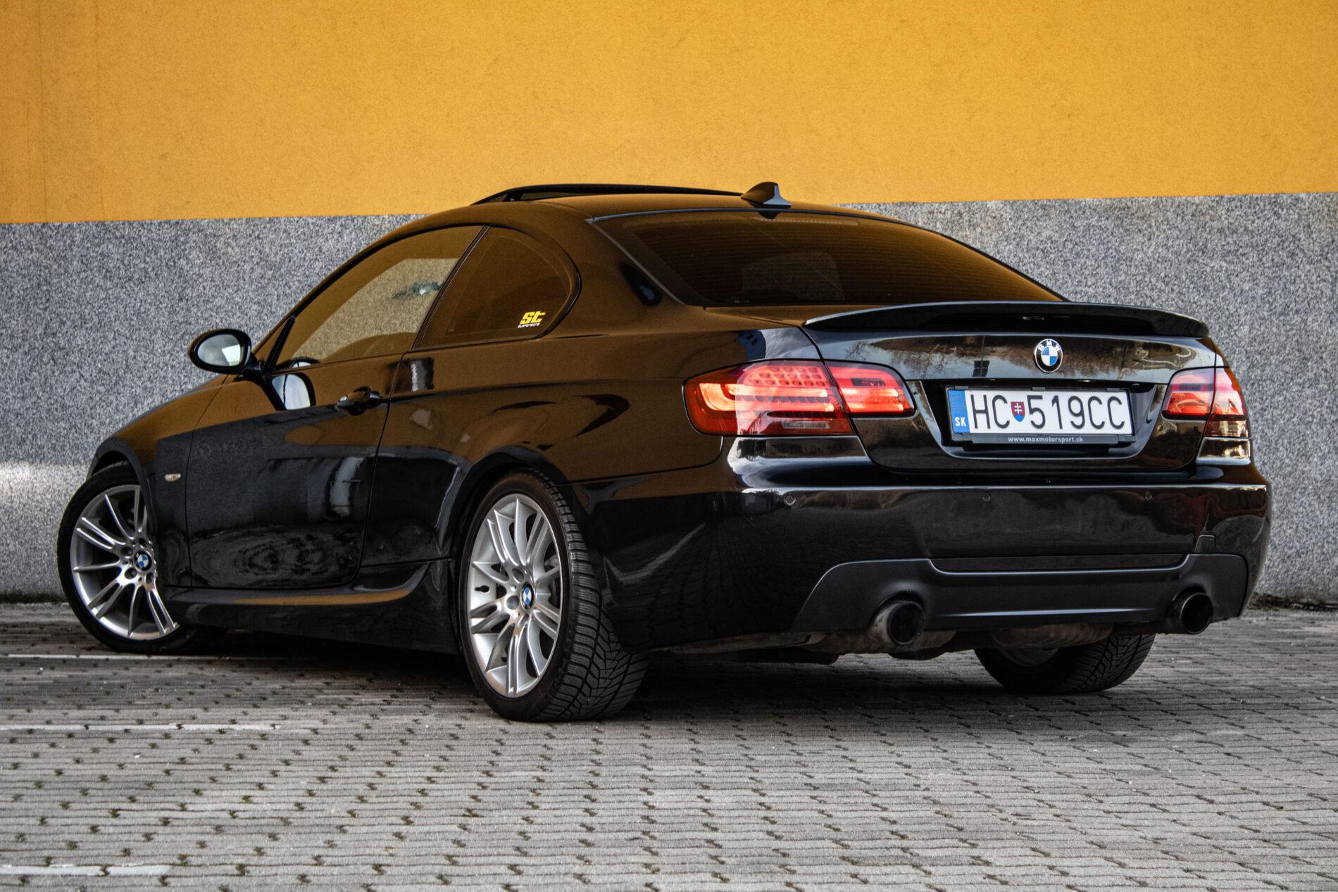 2007 BMW 335i, čierna kupé, 345 000 km