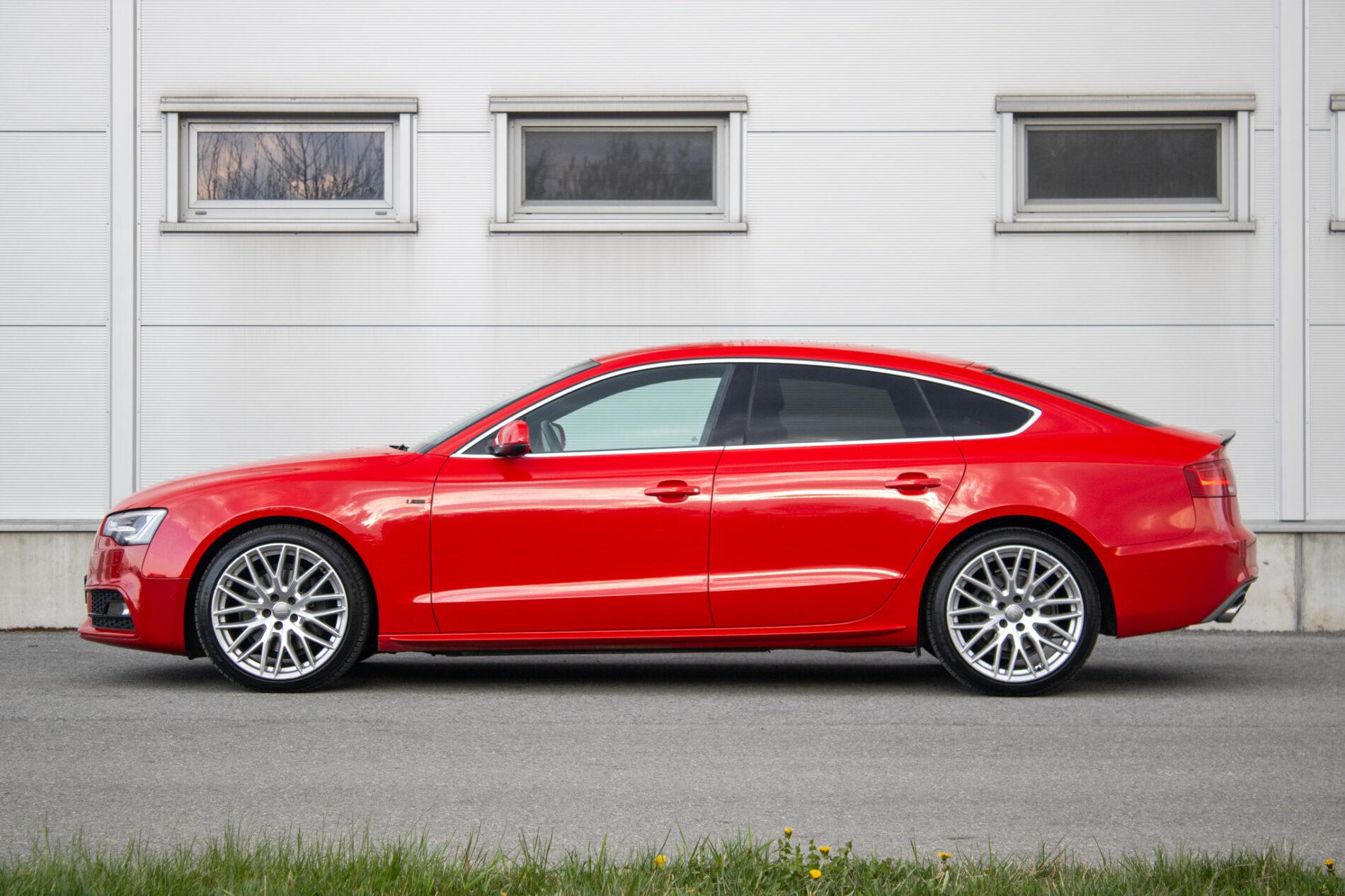 2012 AUDI A5, červená kupé, 142 939 km