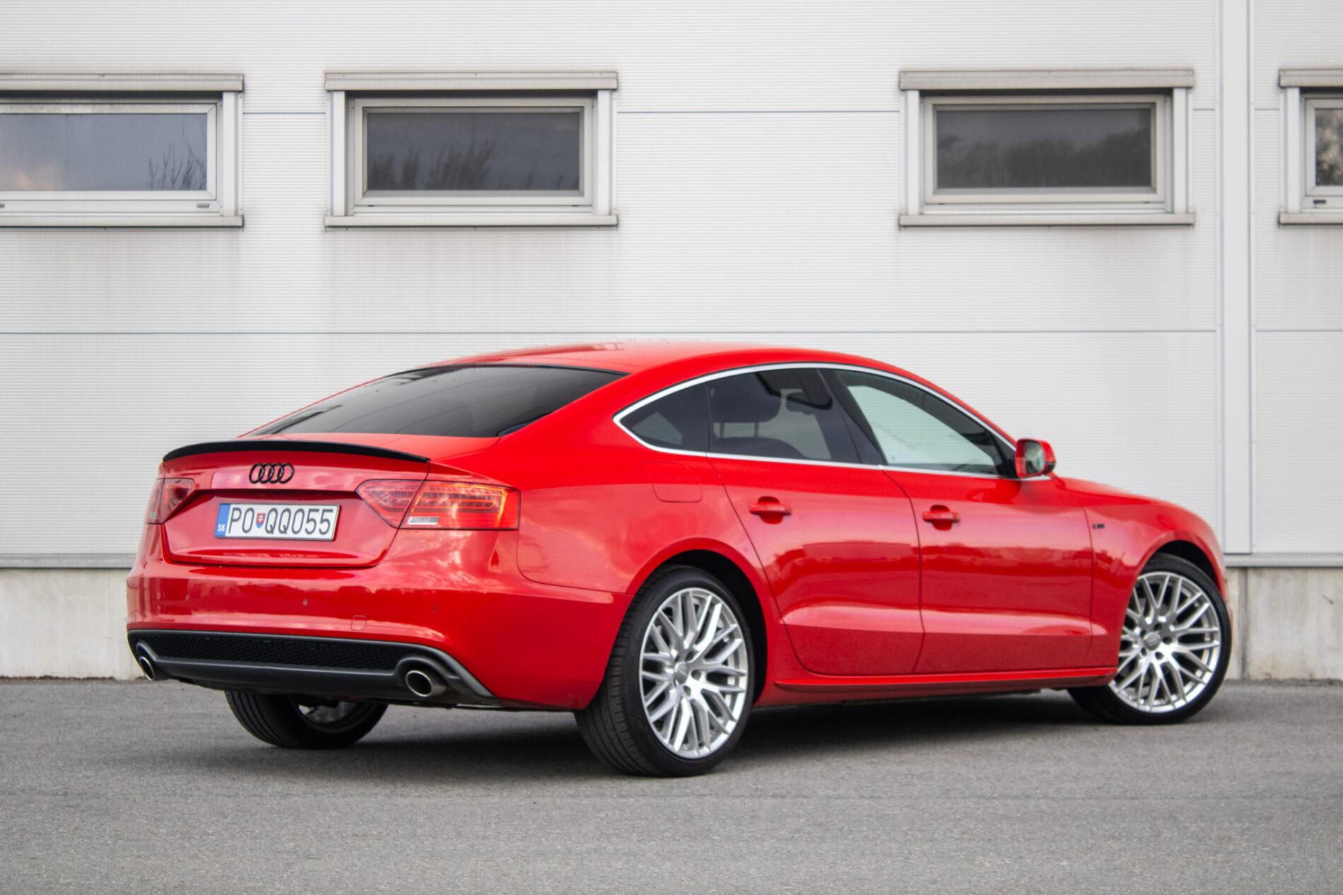 2012 AUDI A5, červená kupé, 142 939 km