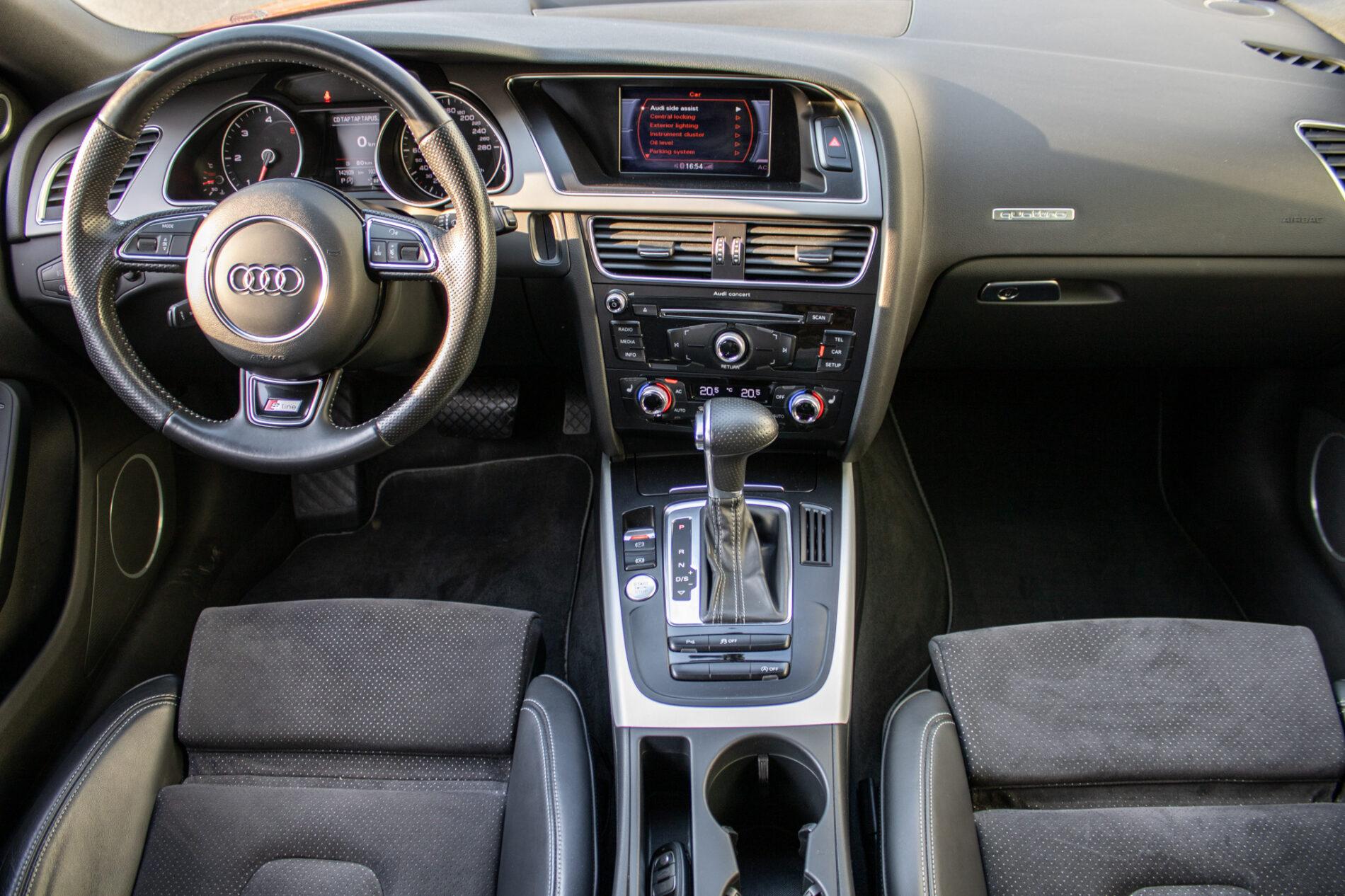 2012 AUDI A5, červená kupé, 142 939 km
