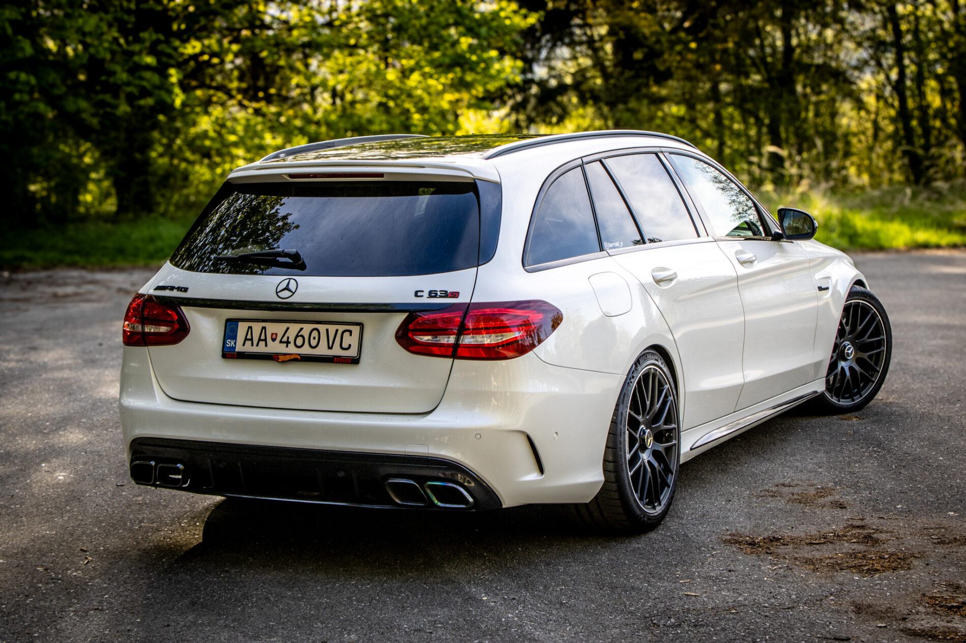 2017 Mercedes-Benz C 63 AMG S, biela kombi, 79 170 km
