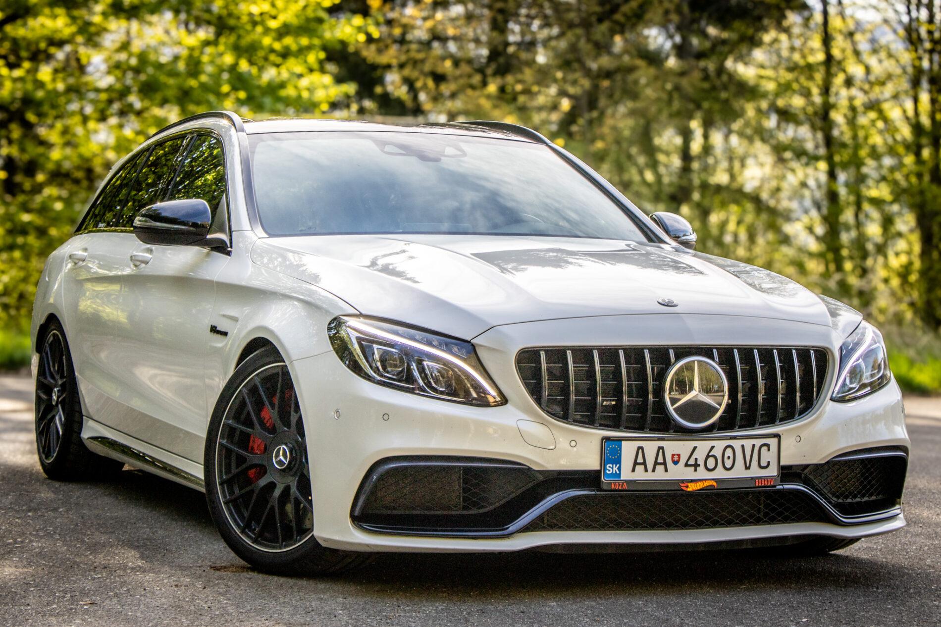 2017 Mercedes-Benz C 63 AMG S, biela kombi, 79 170 km