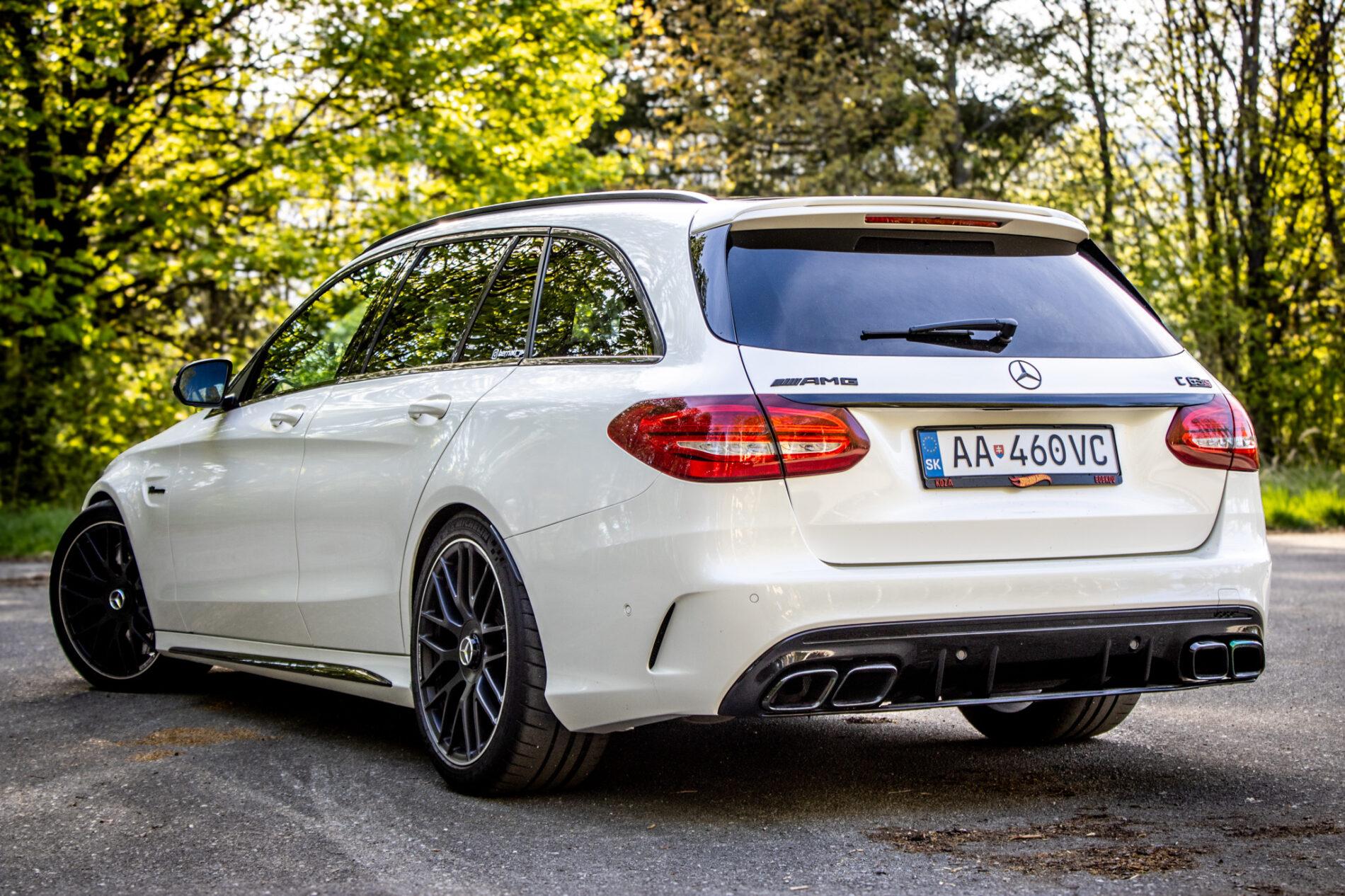 2017 Mercedes-Benz C 63 AMG S, biela kombi, 79 170 km
