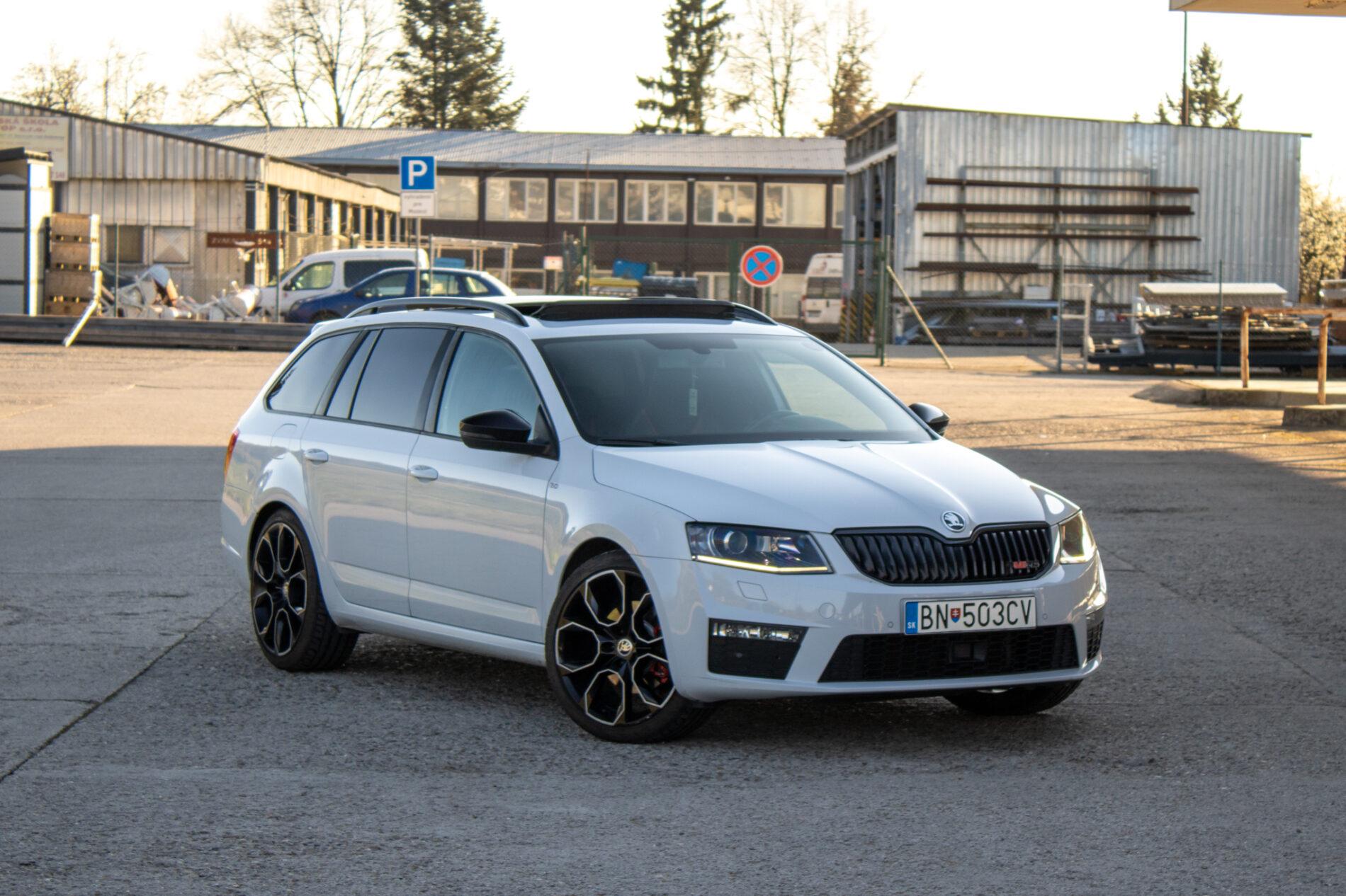 2016 Skoda Octavia RS, biela kombi, 253 701 km