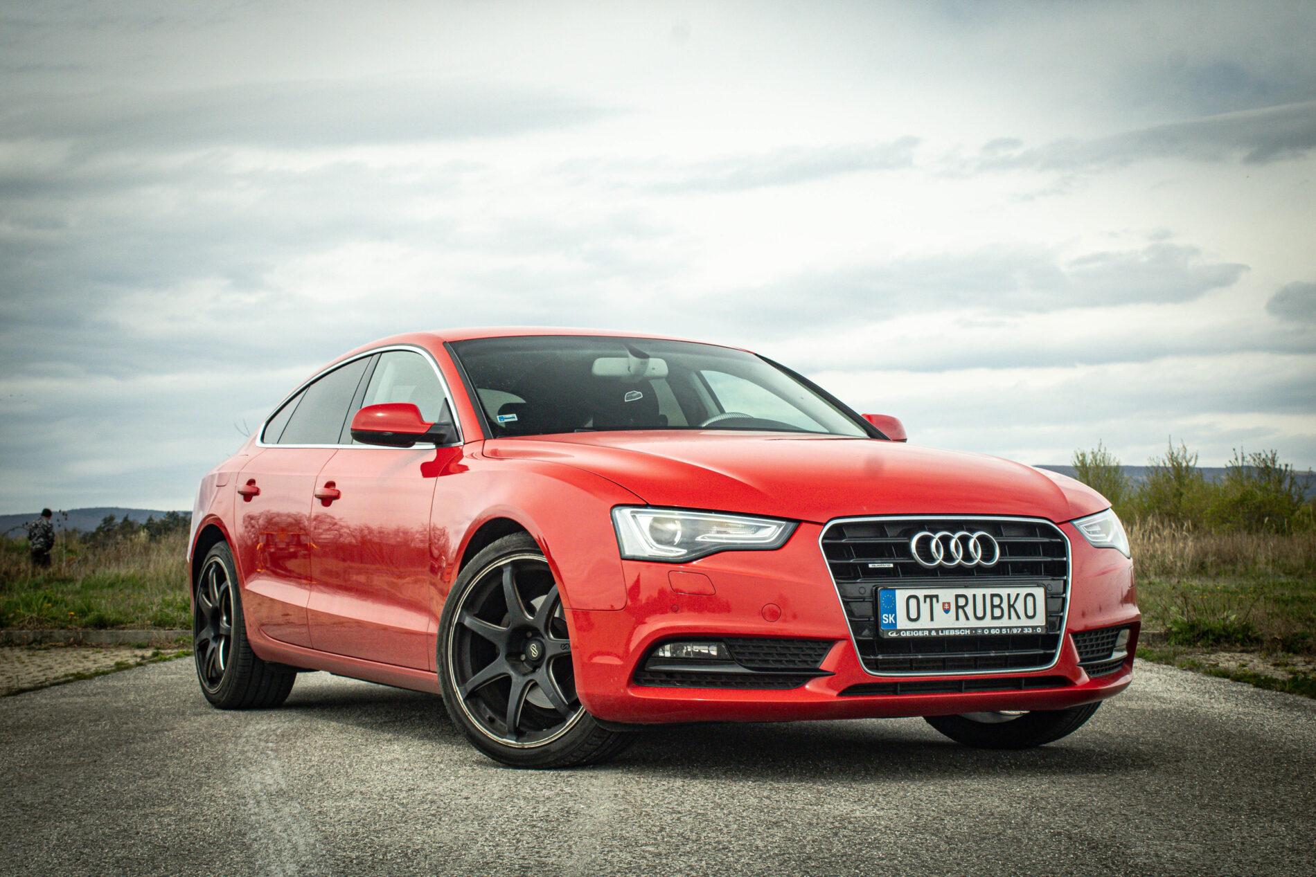 2013 AUDI A5, červená, 187 000 km