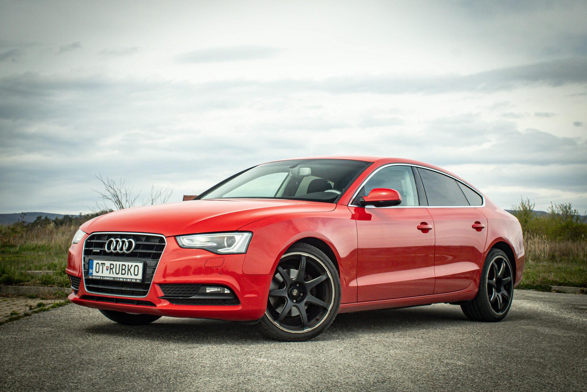 2013 AUDI A5, červená, 187 000 km
