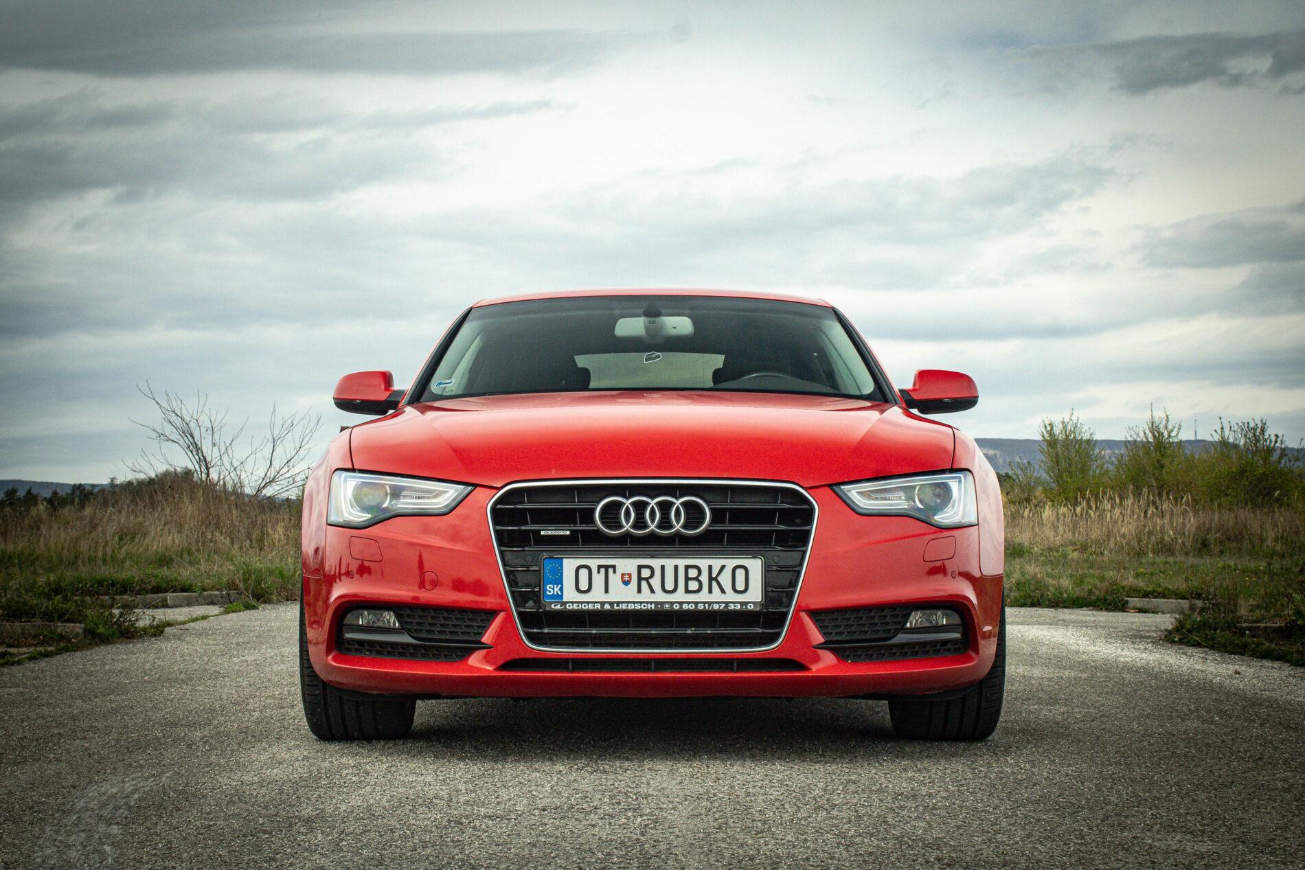 2013 AUDI A5, červená, 187 000 km