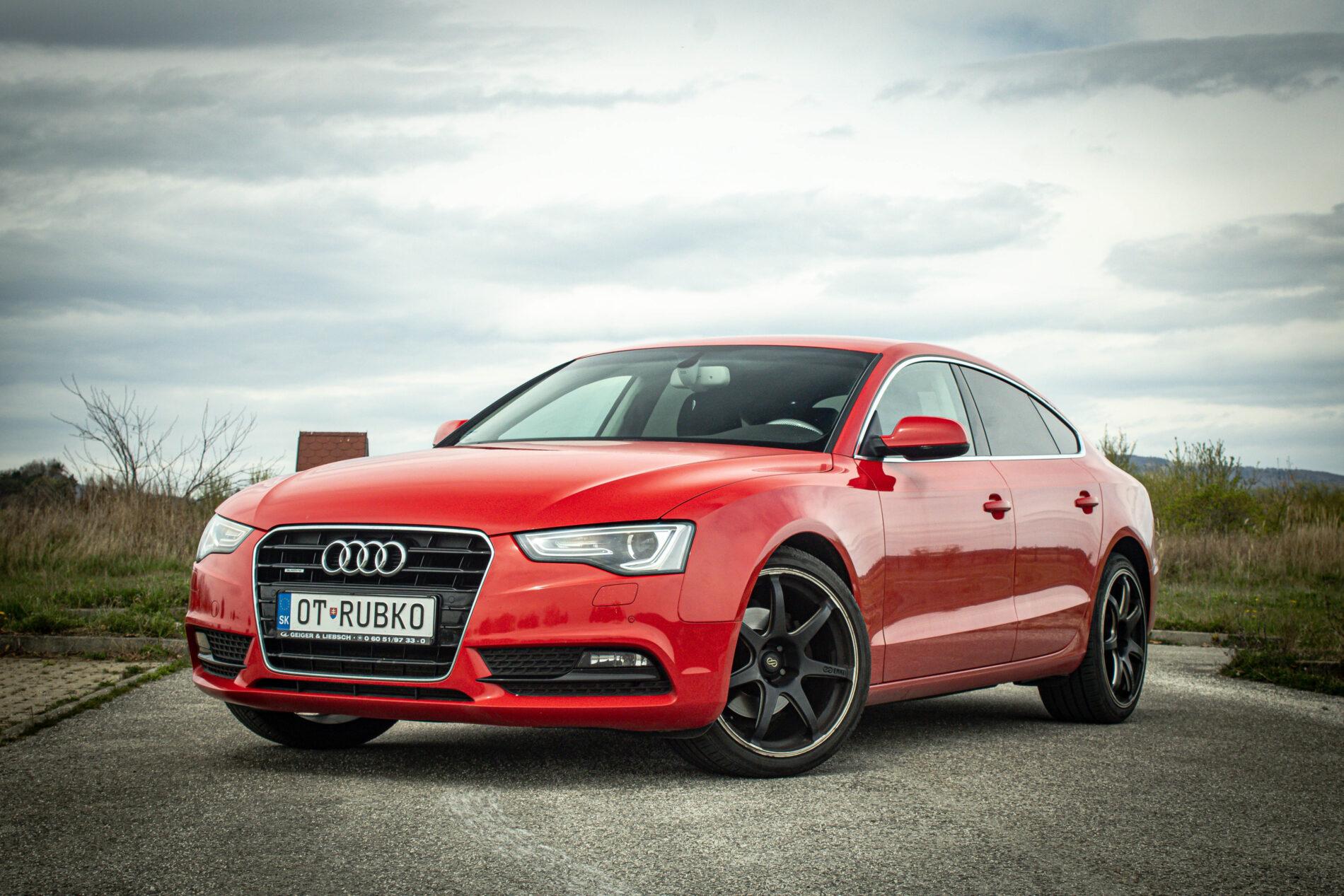 2013 AUDI A5, červená, 187 000 km