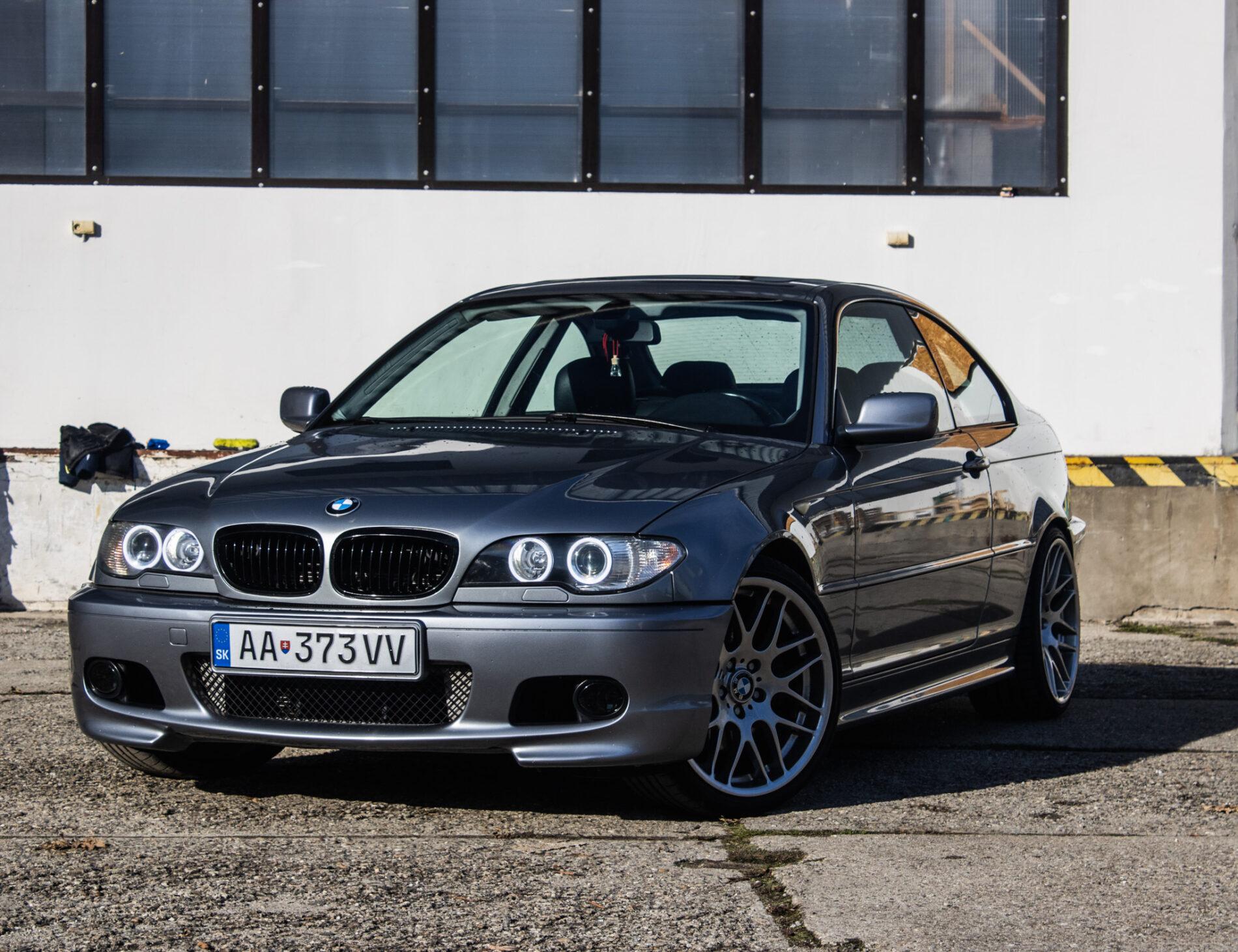2003 BMW 330i, sivá kupé, 283 013 km
