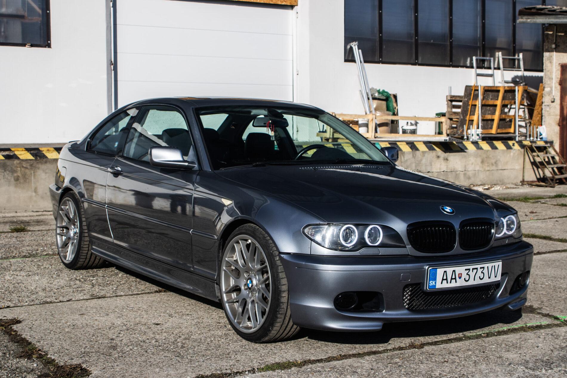 2003 BMW 330i, sivá kupé, 283 013 km