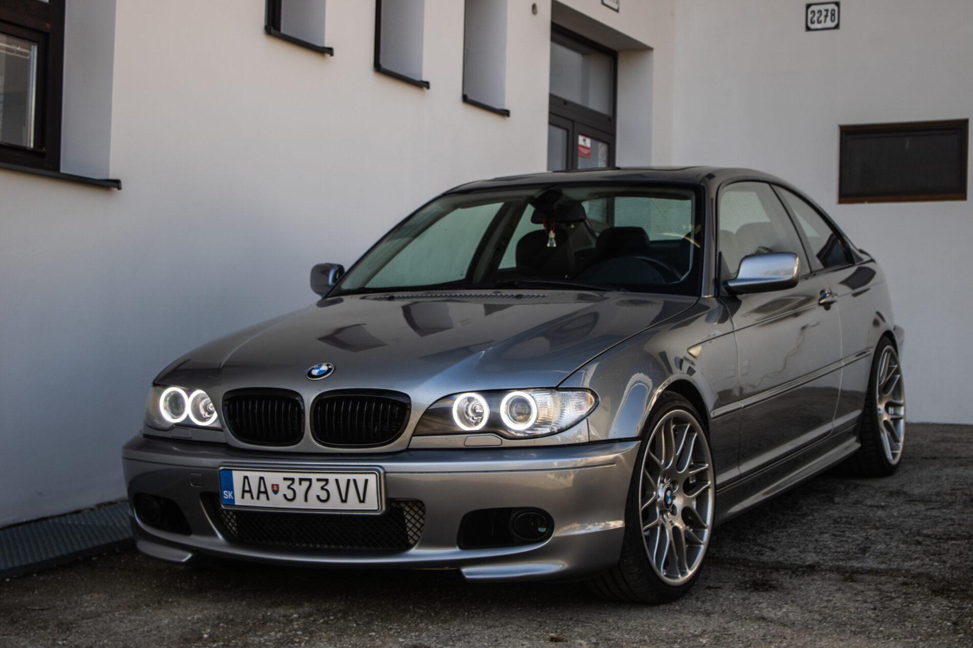 2003 BMW 330i, sivá kupé, 283 013 km