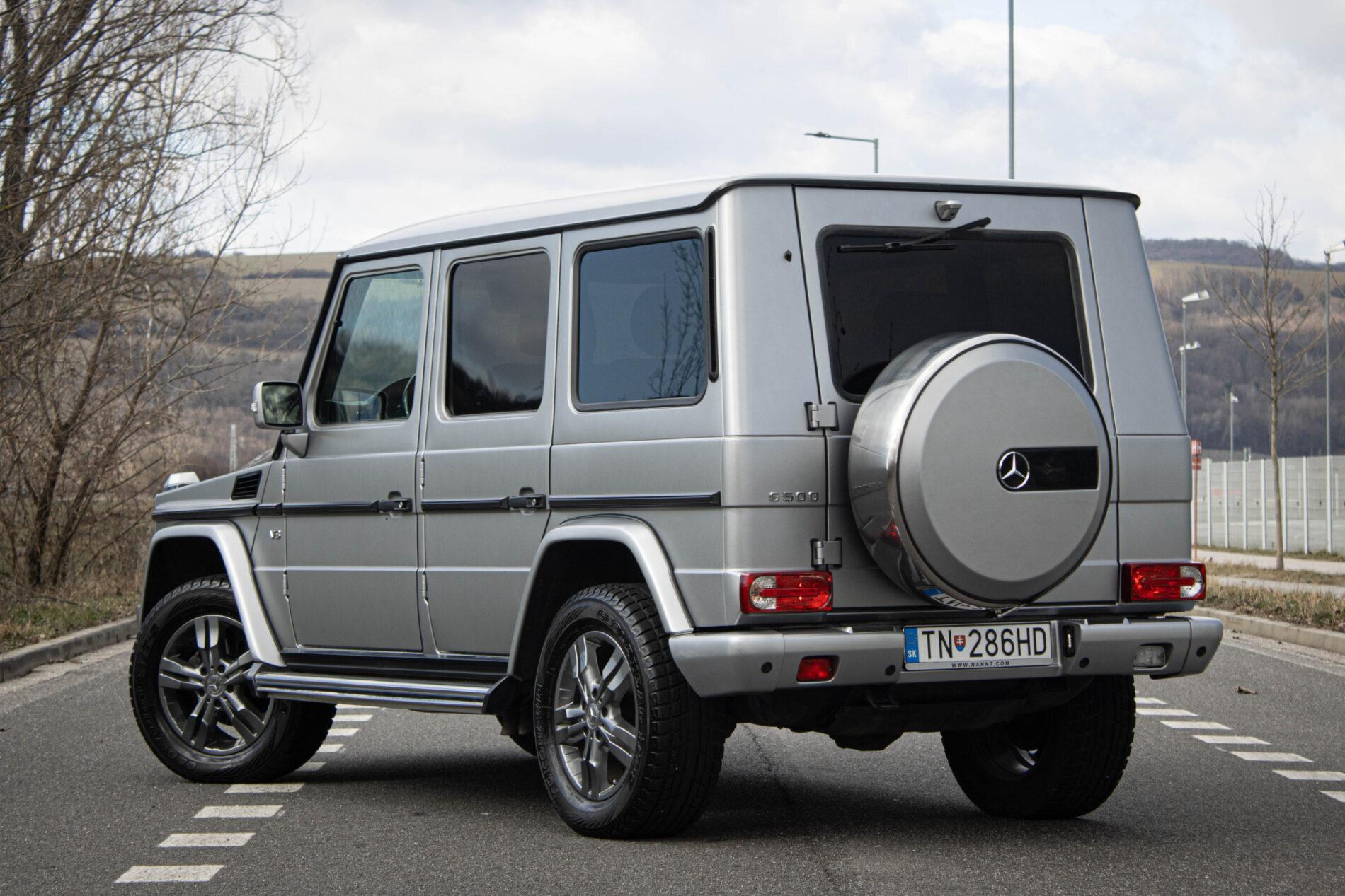 2011 Mercedes-Benz G 500, sivá suv, 89 163 km