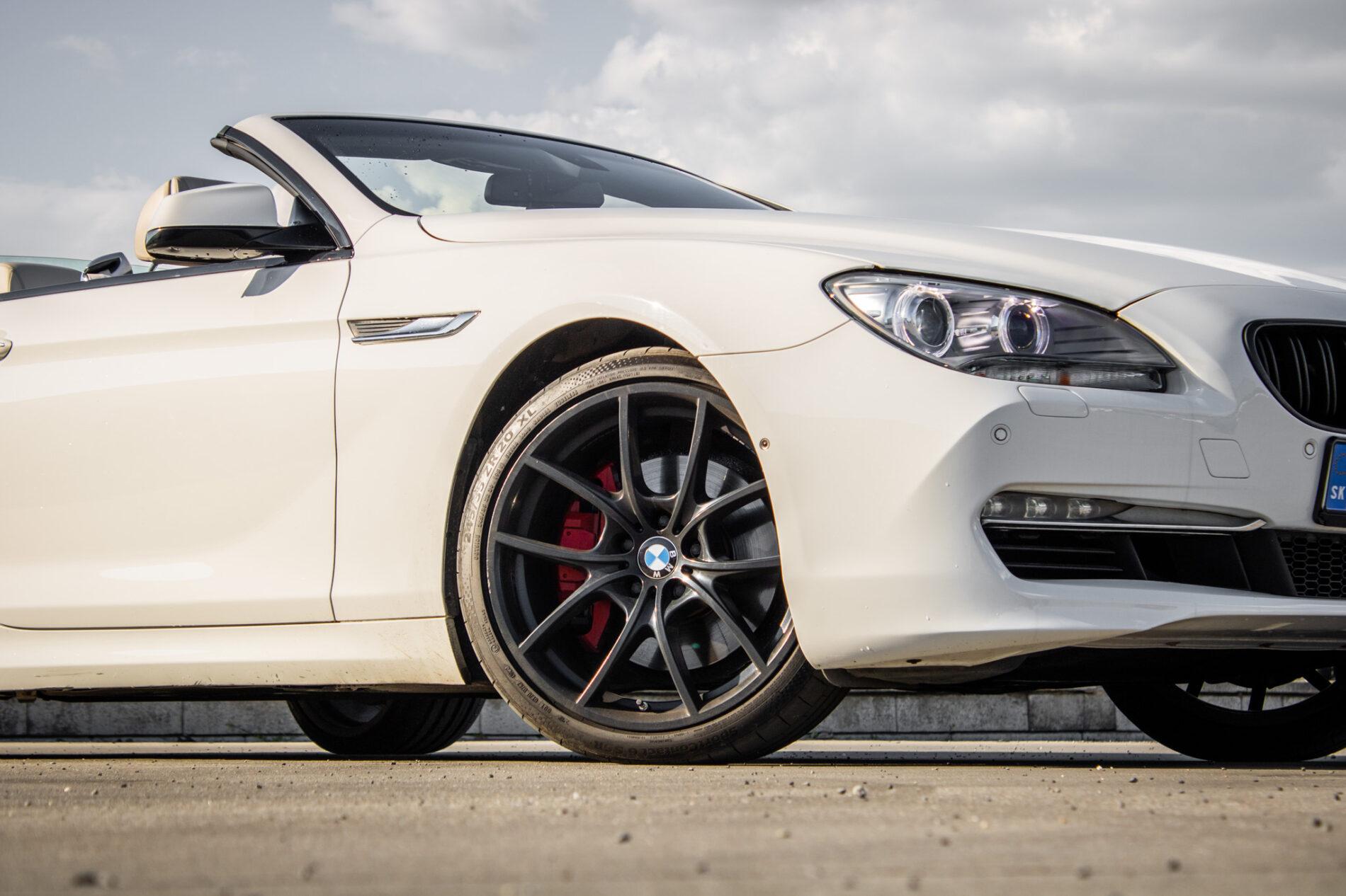 2011 BMW 640i, biela kabriolet, 177 355 km