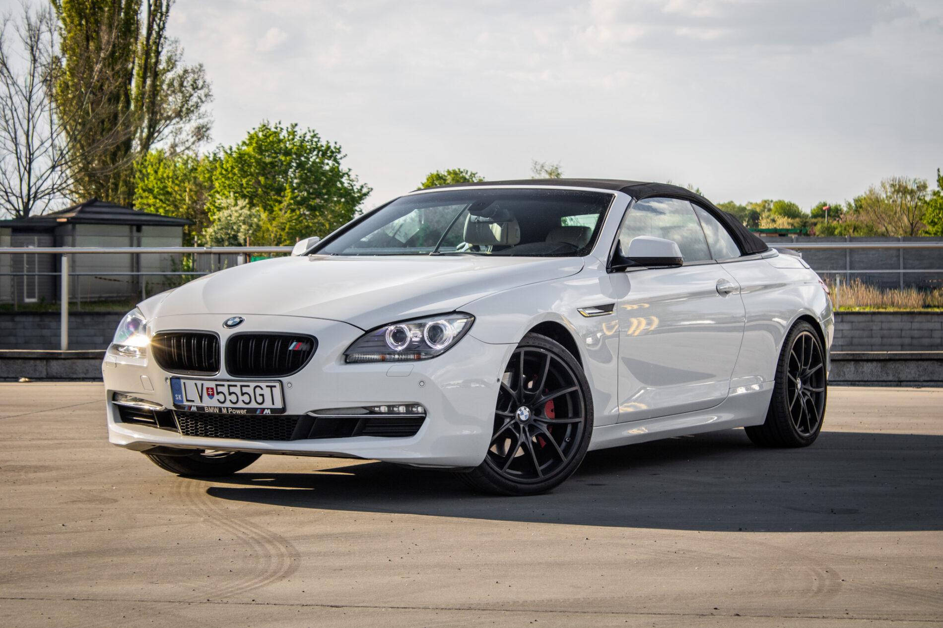 2011 BMW 640i, biela kabriolet, 177 355 km
