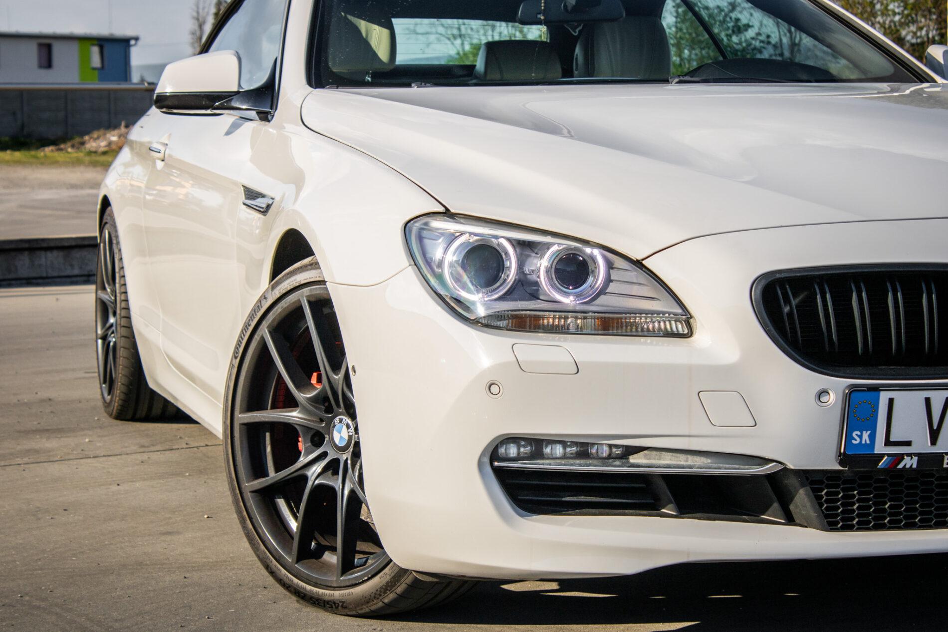 2011 BMW 640i, biela kabriolet, 177 355 km
