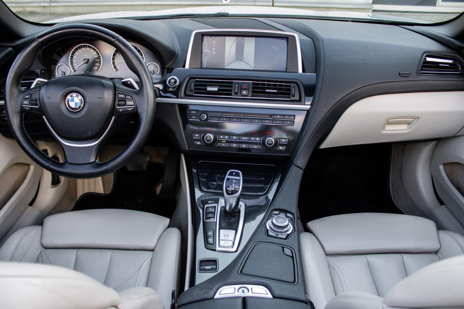 2011 BMW 640i, biela kabriolet, 177 355 km