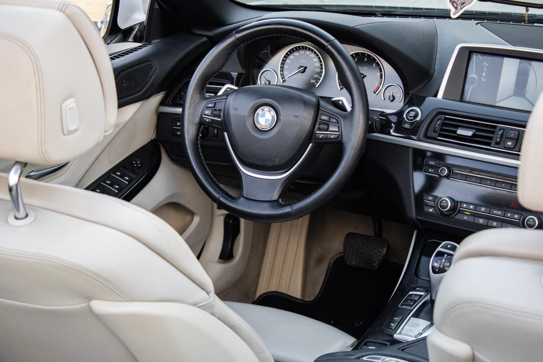 2011 BMW 640i, biela kabriolet, 177 355 km