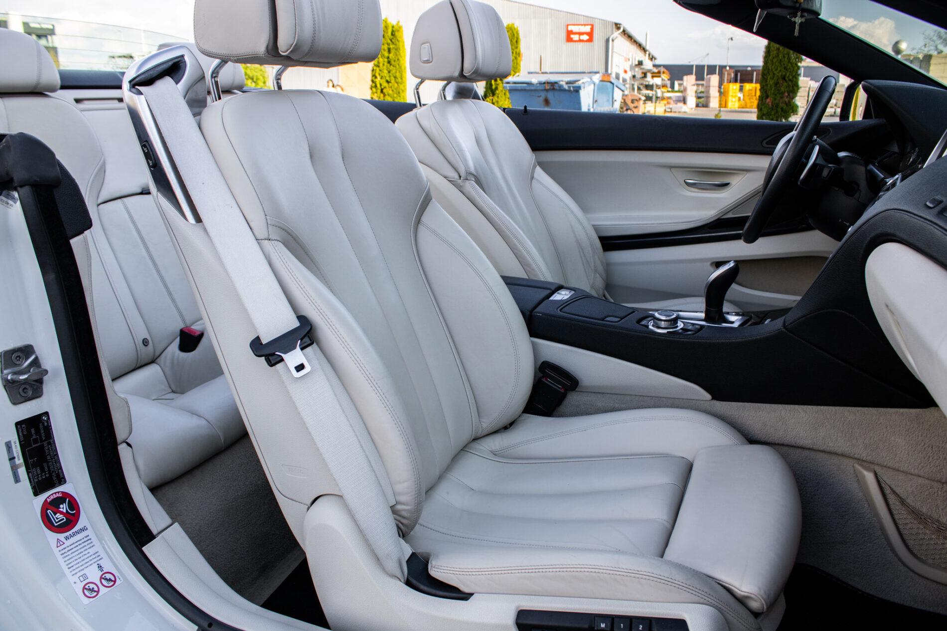 2011 BMW 640i, biela kabriolet, 177 355 km