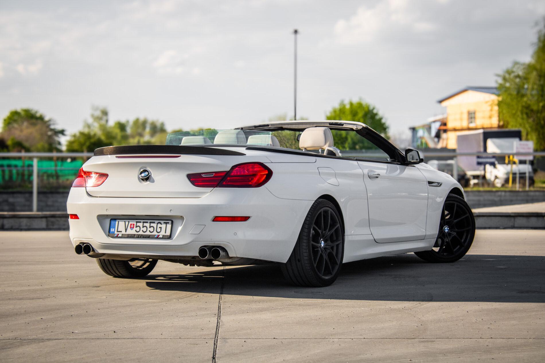 2011 BMW 640i, biela kabriolet, 177 355 km