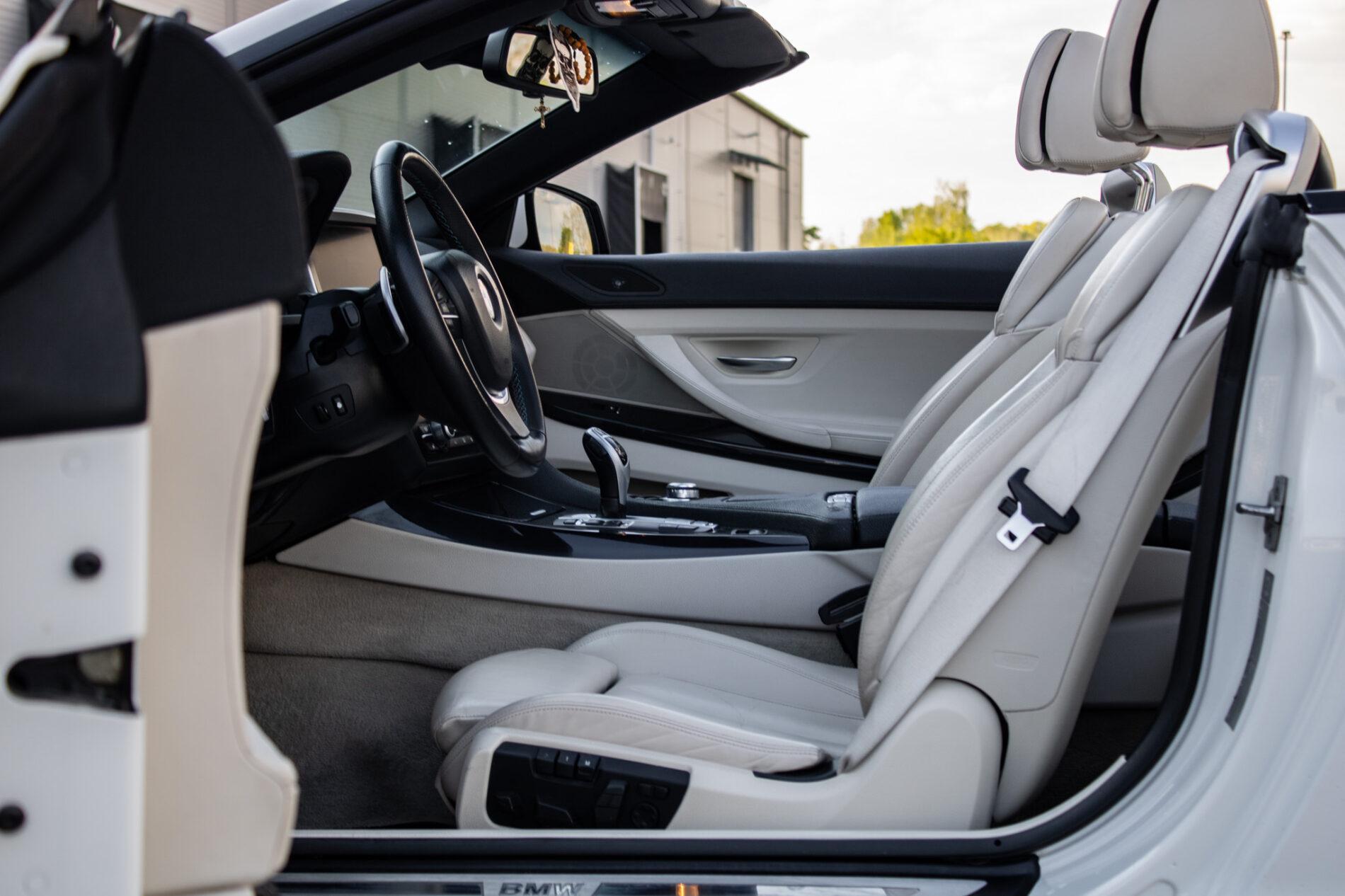 2011 BMW 640i, biela kabriolet, 177 355 km