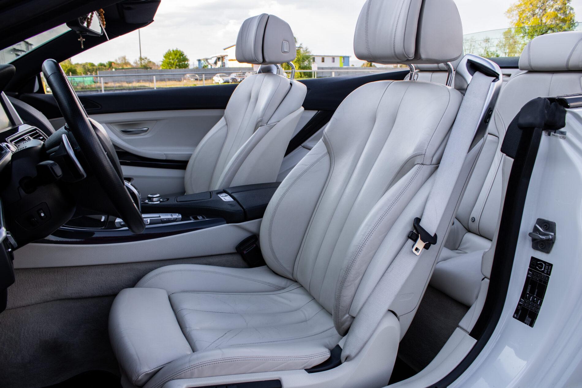 2011 BMW 640i, biela kabriolet, 177 355 km
