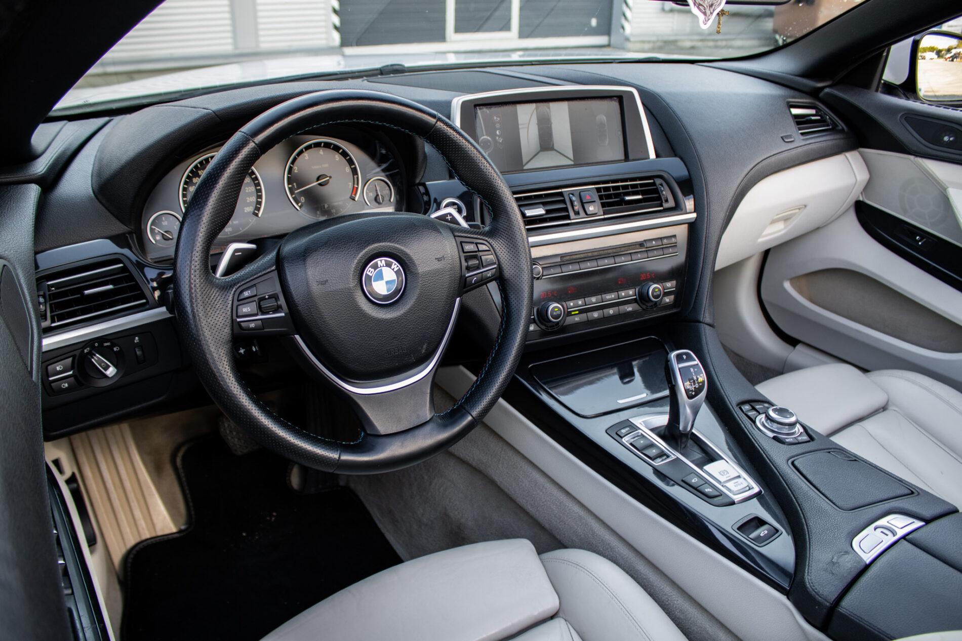 2011 BMW 640i, biela kabriolet, 177 355 km