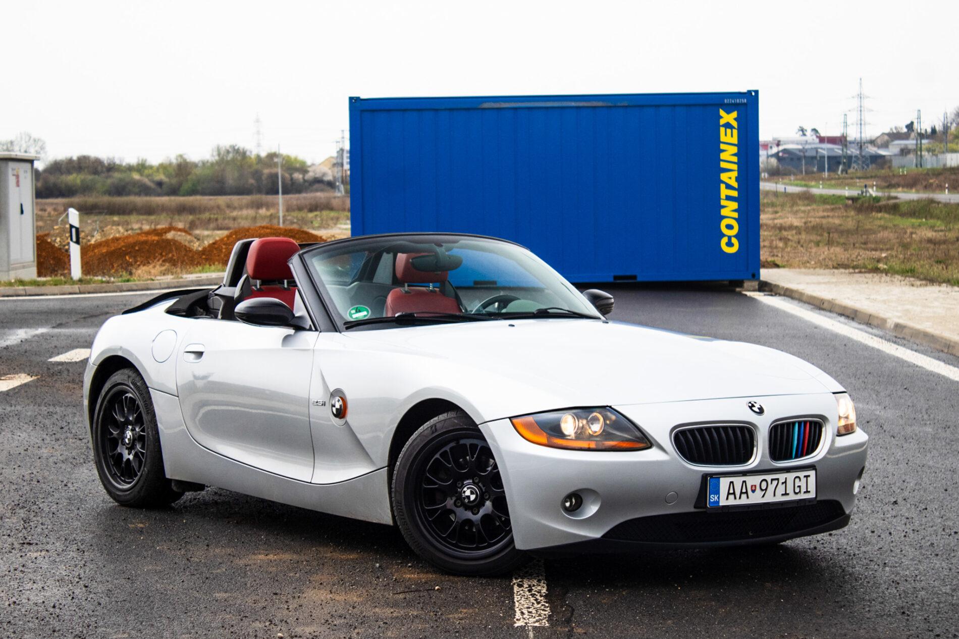 2003 BMW Z4, strieborná kabriolet, 158 040 km